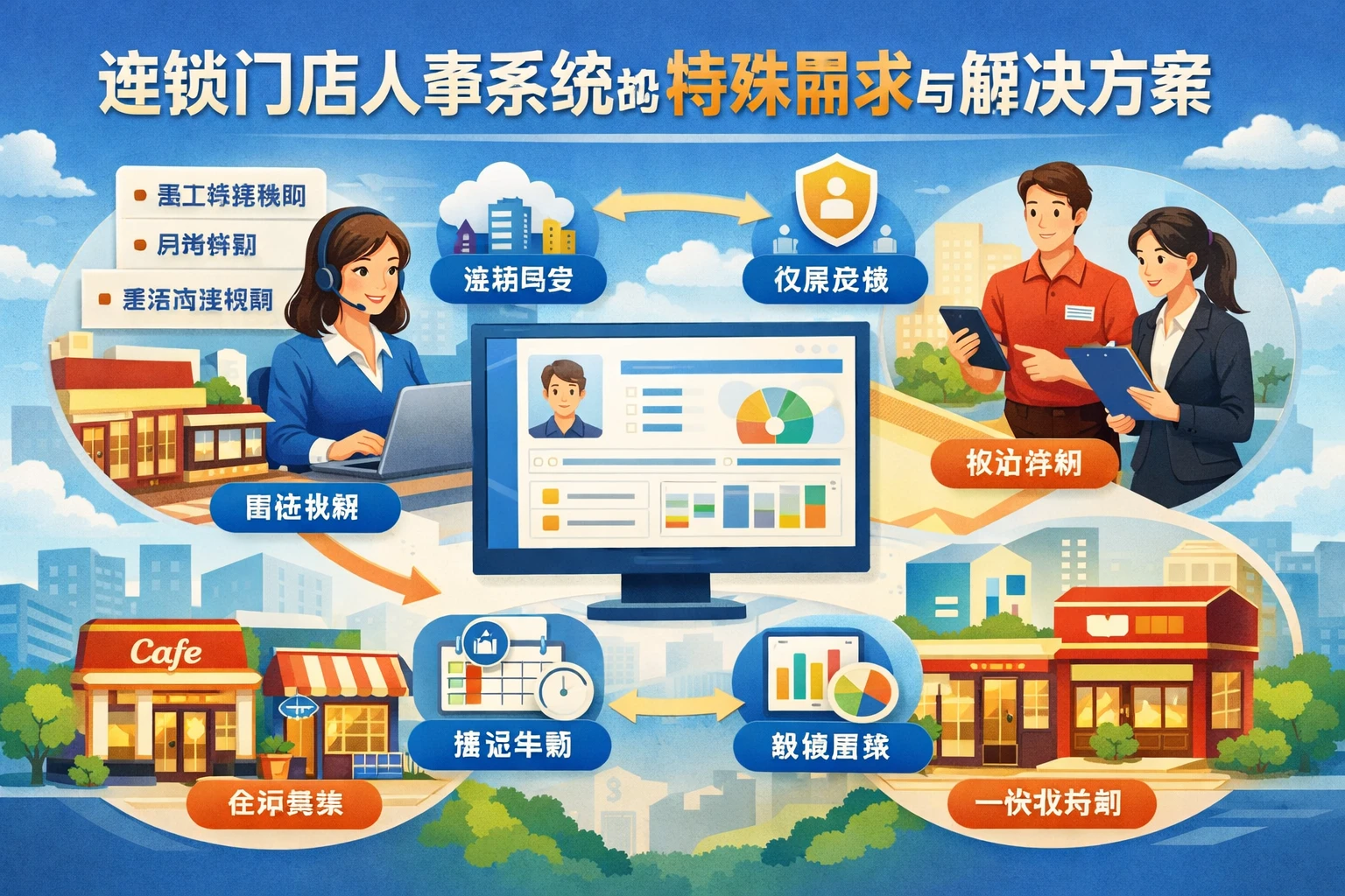 连锁门店人事系统的特殊需求与解决方案