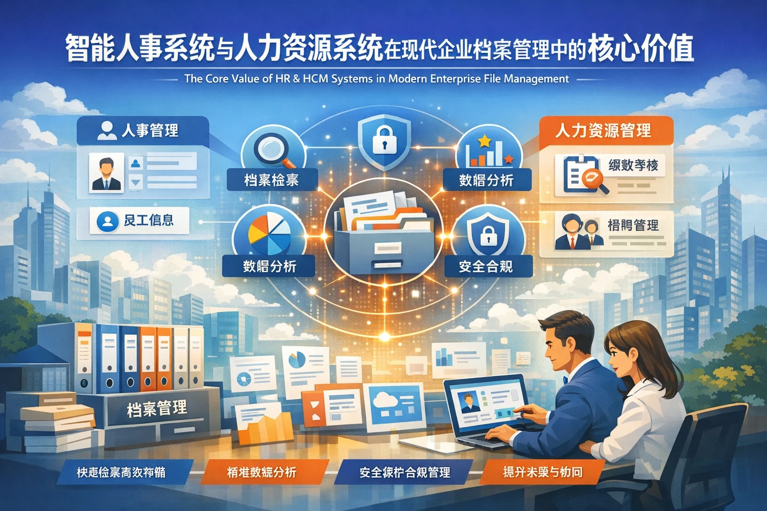 智能人事系统与人力资源系统在现代企业档案管理中的核心价值