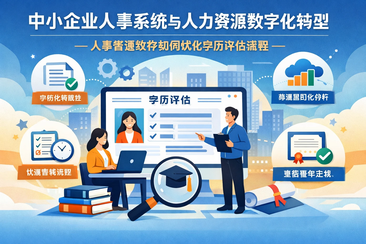 中小企业人事系统与人力资源数字化转型：人事管理软件如何优化学历评估流程