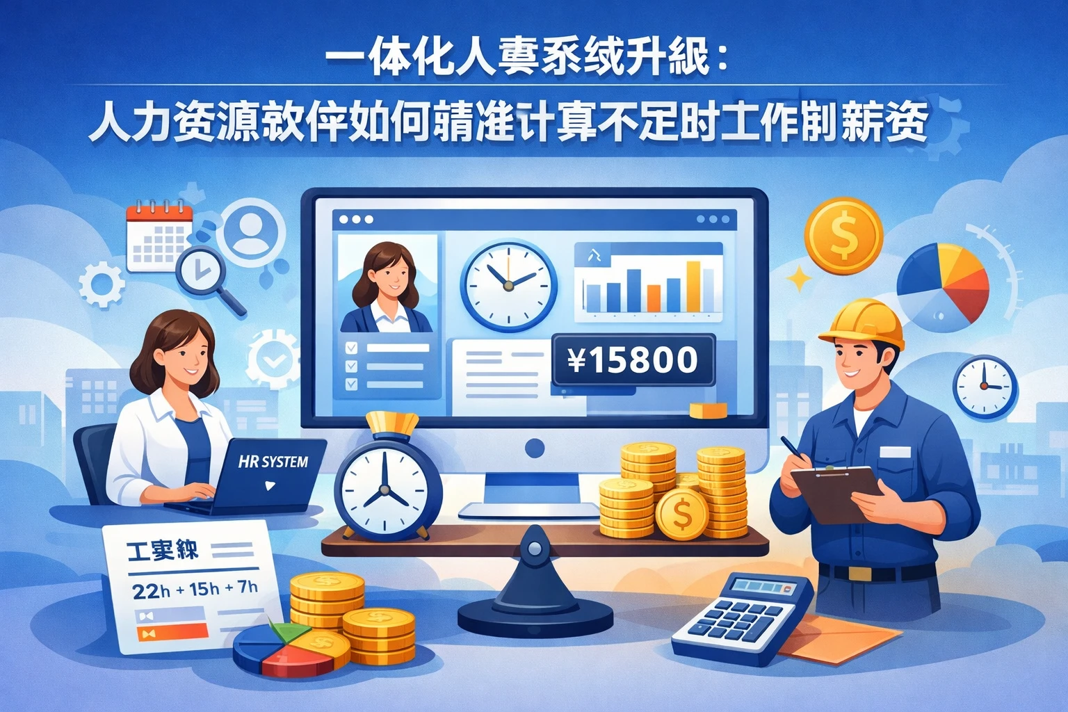 一体化人事系统升级：人力资源软件如何精准计算不定时工作制薪资