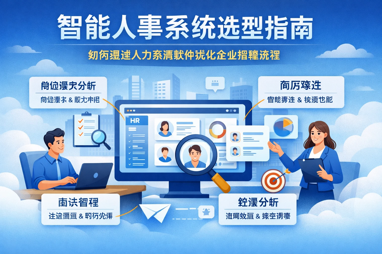智能人事系统选型指南：如何通过人力资源软件优化企业招聘流程