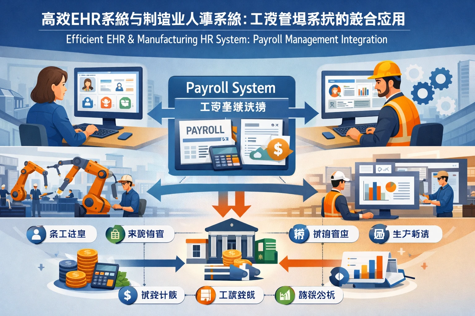 高效ehr系统与制造业人事系统：工资管理系统的整合应用