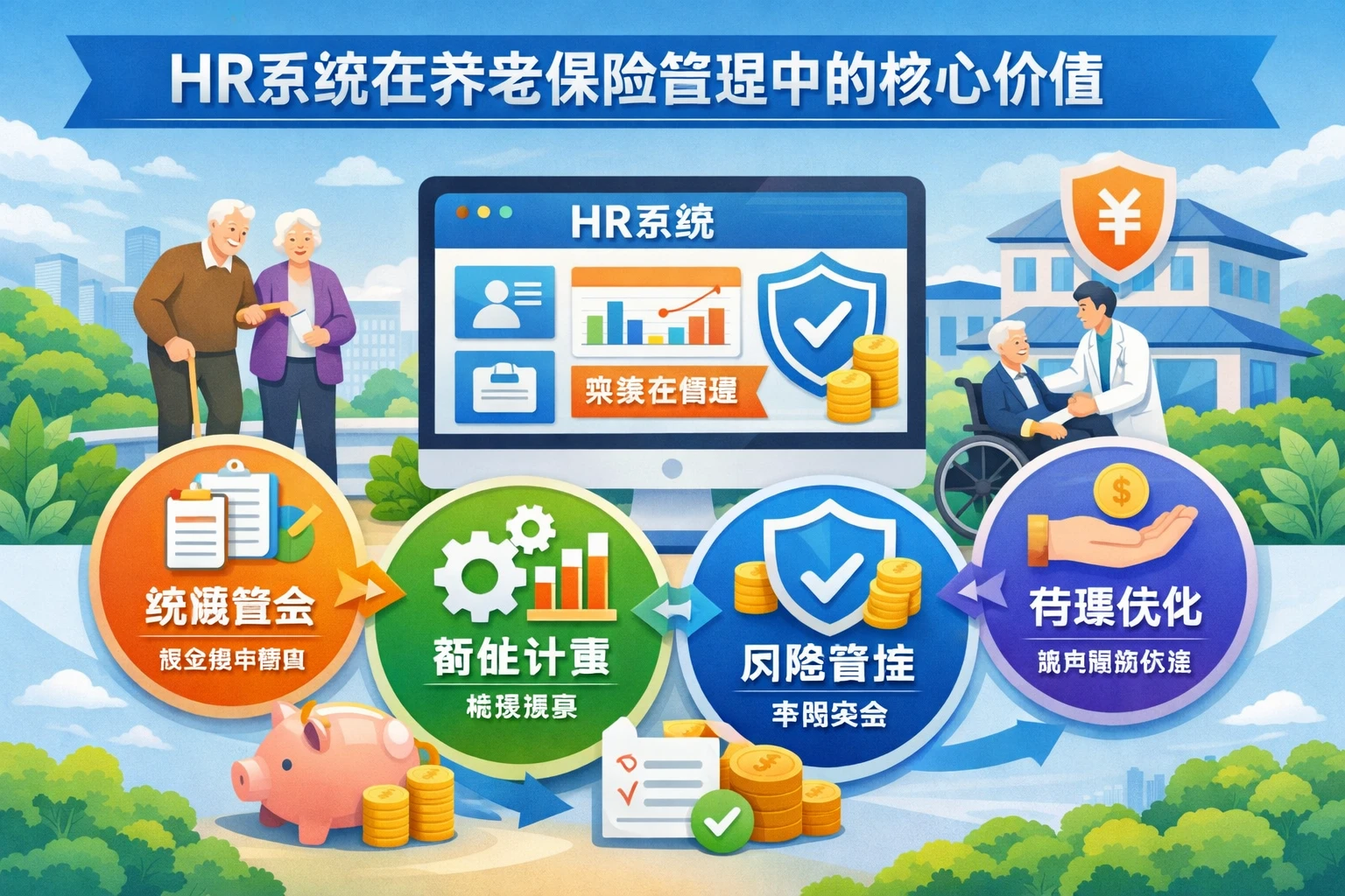 HR系统在养老保险管理中的核心价值