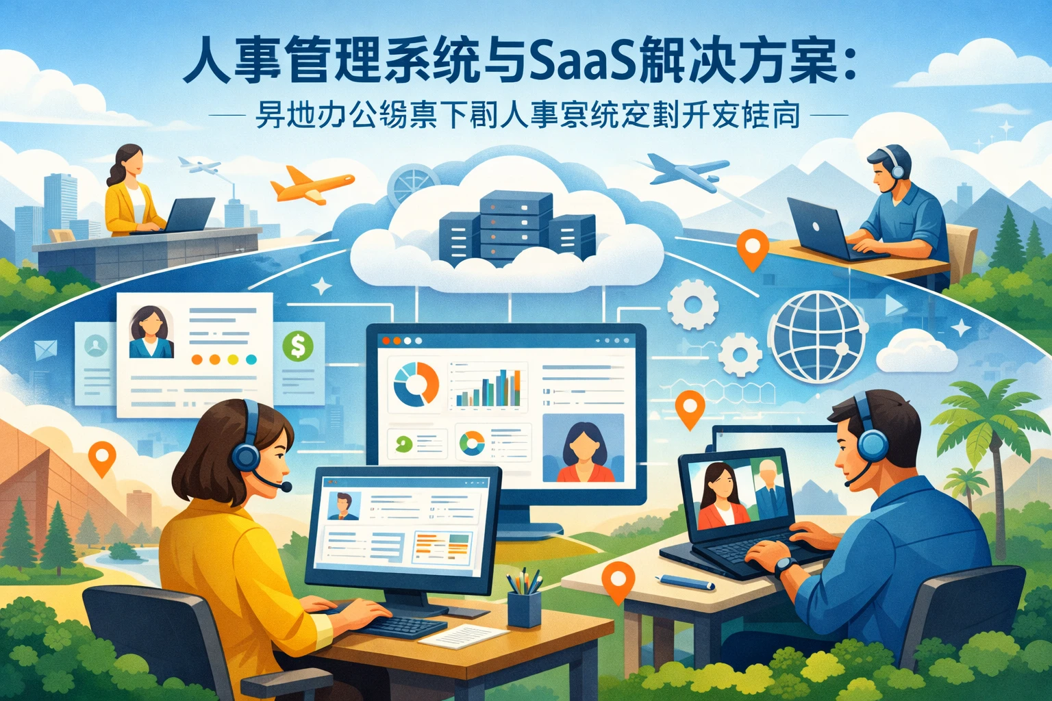 人事管理系统与SaaS解决方案：异地办公场景下的人事系统定制开发指南