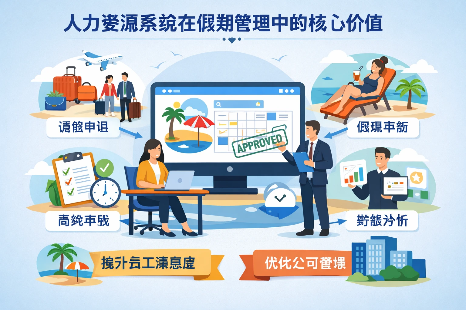 人力资源系统在假期管理中的核心价值