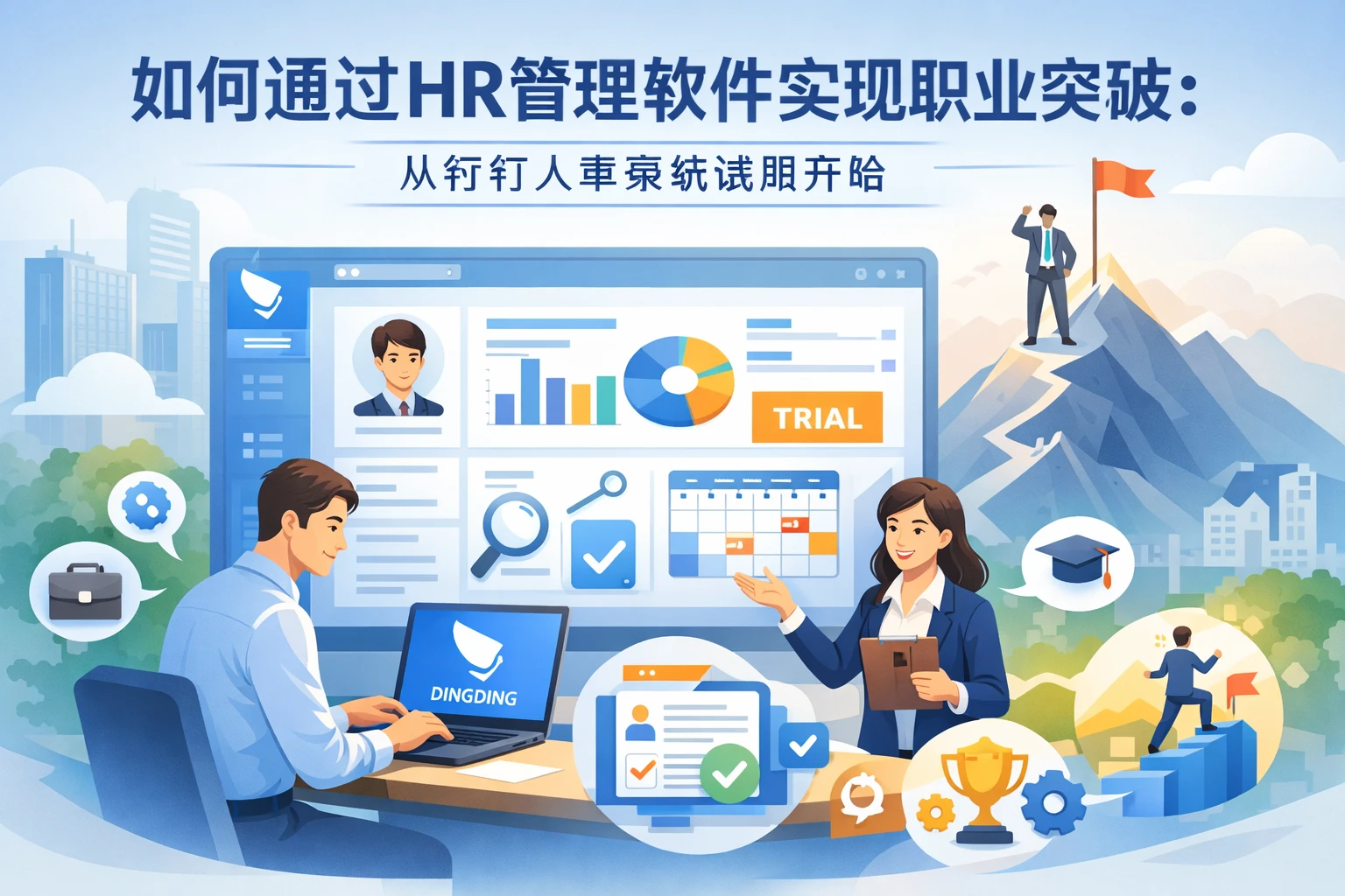 如何通过HR管理软件实现职业突破：从钉钉人事系统试用开始