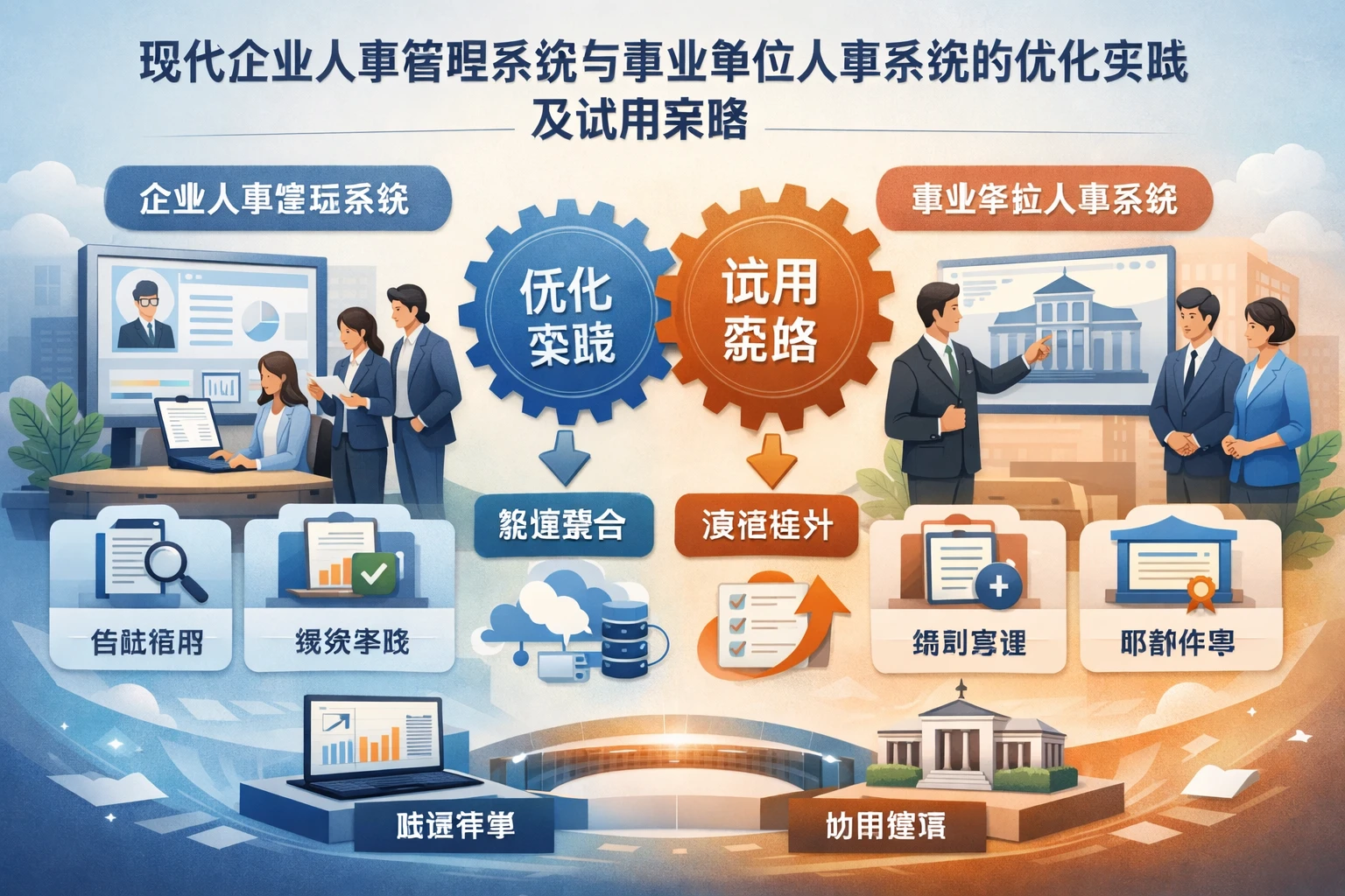 现代企业人事管理系统与事业单位人事系统的优化实践及试用策略