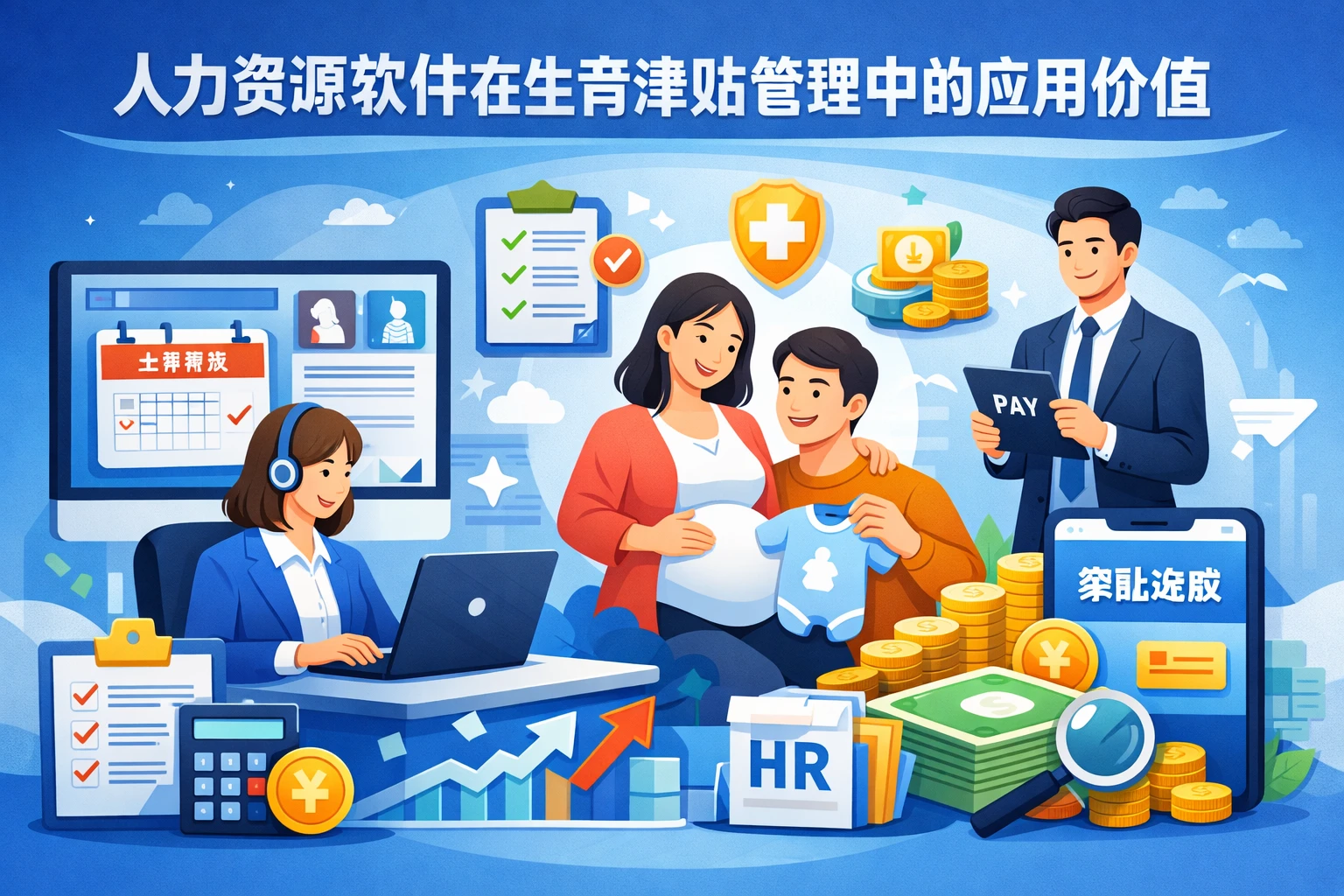 人力资源软件在生育津贴管理中的应用价值