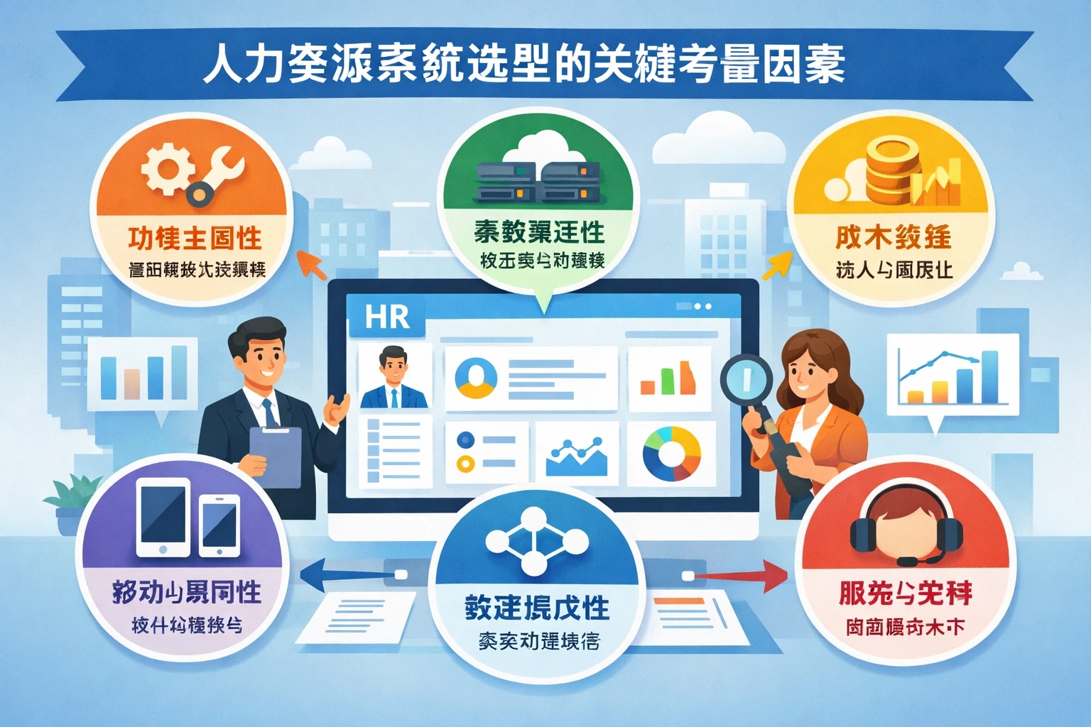 人力资源系统选型的关键考量因素