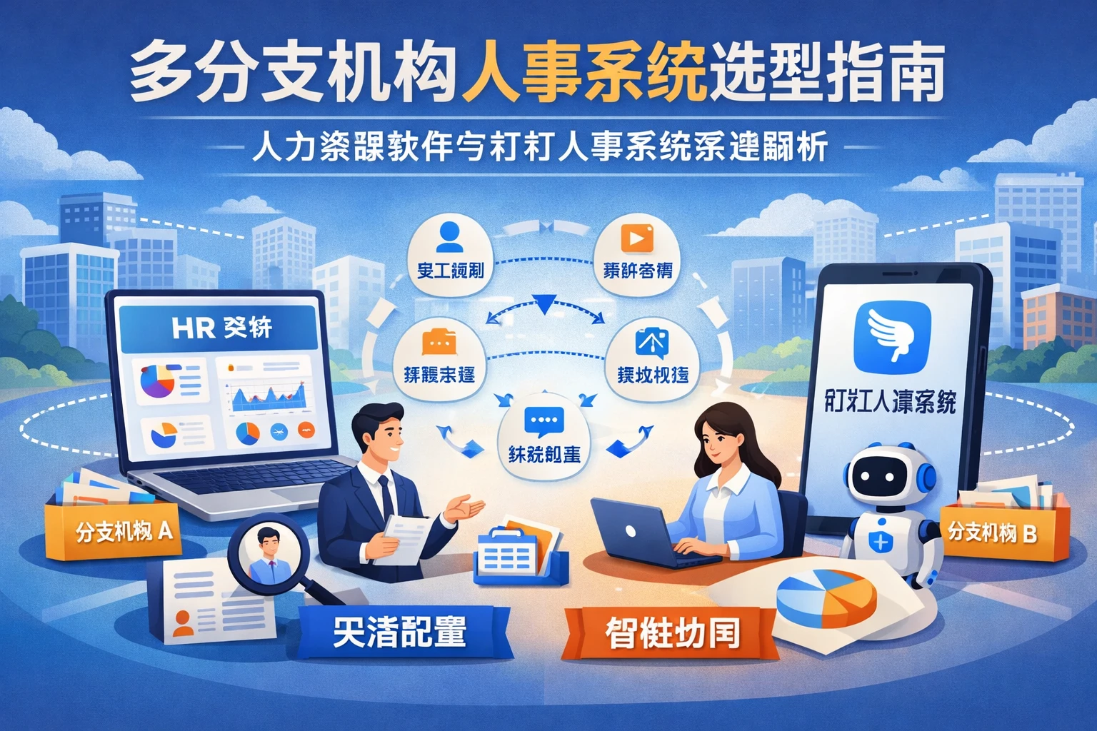 多分支机构人事系统选型指南：人力资源软件与钉钉人事系统深度解析