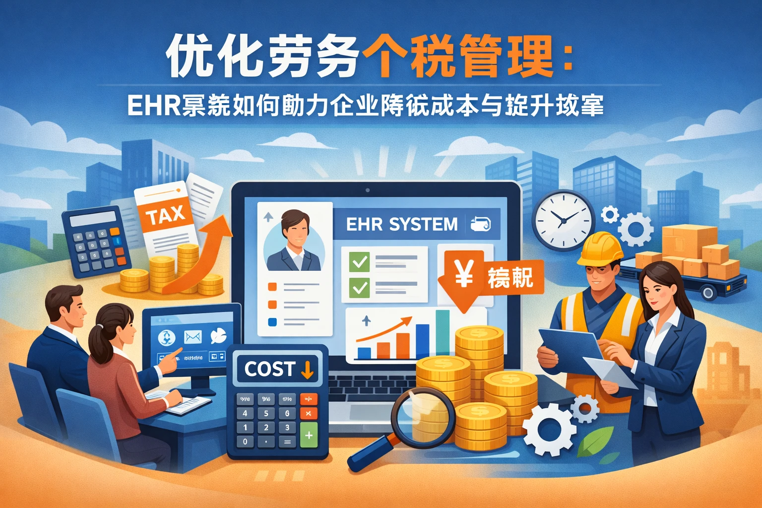 优化劳务个税管理：EHR系统如何助力企业降低成本与提升效率