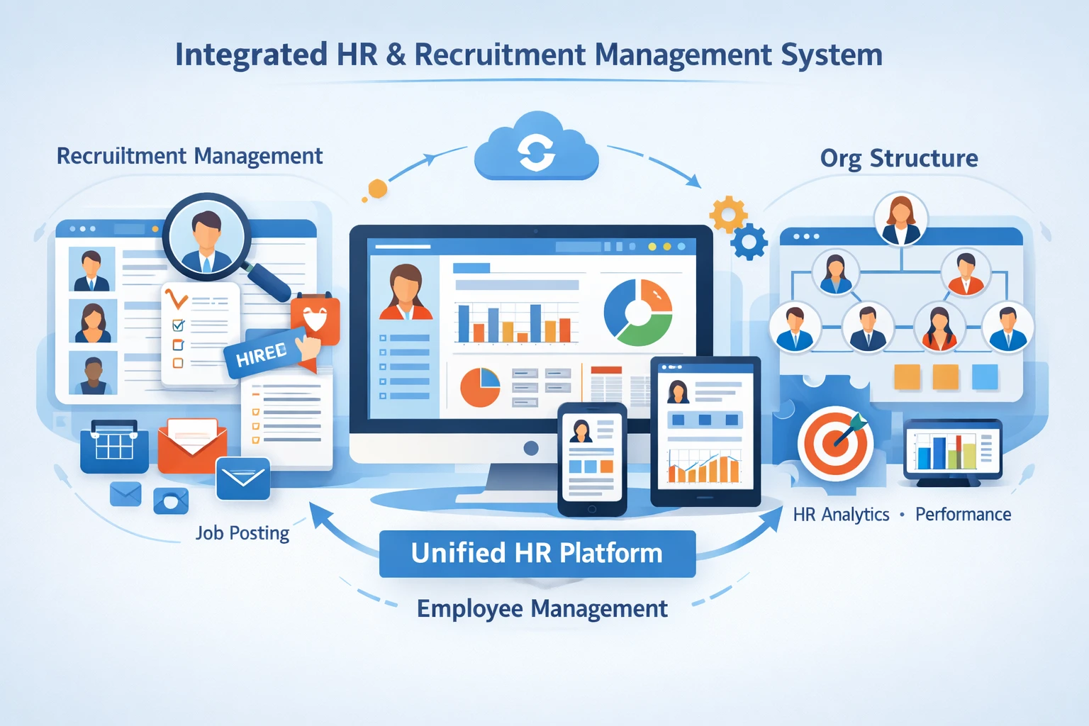 现代化人事管理软件、招聘管理系统与组织架构管理系统的整合应用