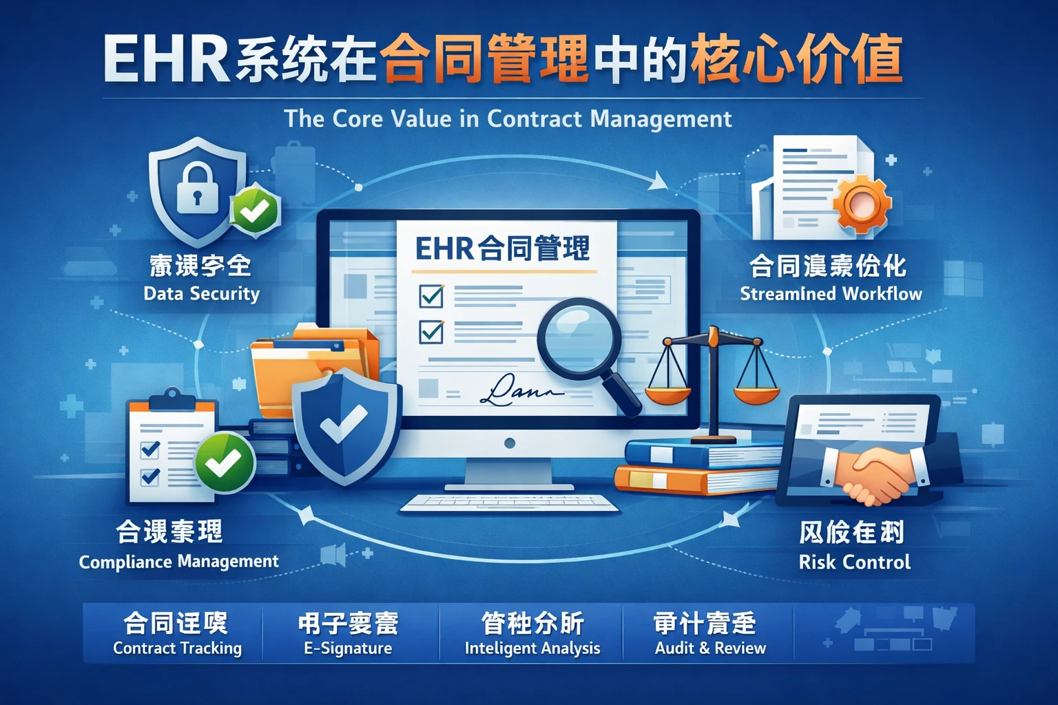 EHR系统在合同管理中的核心价值