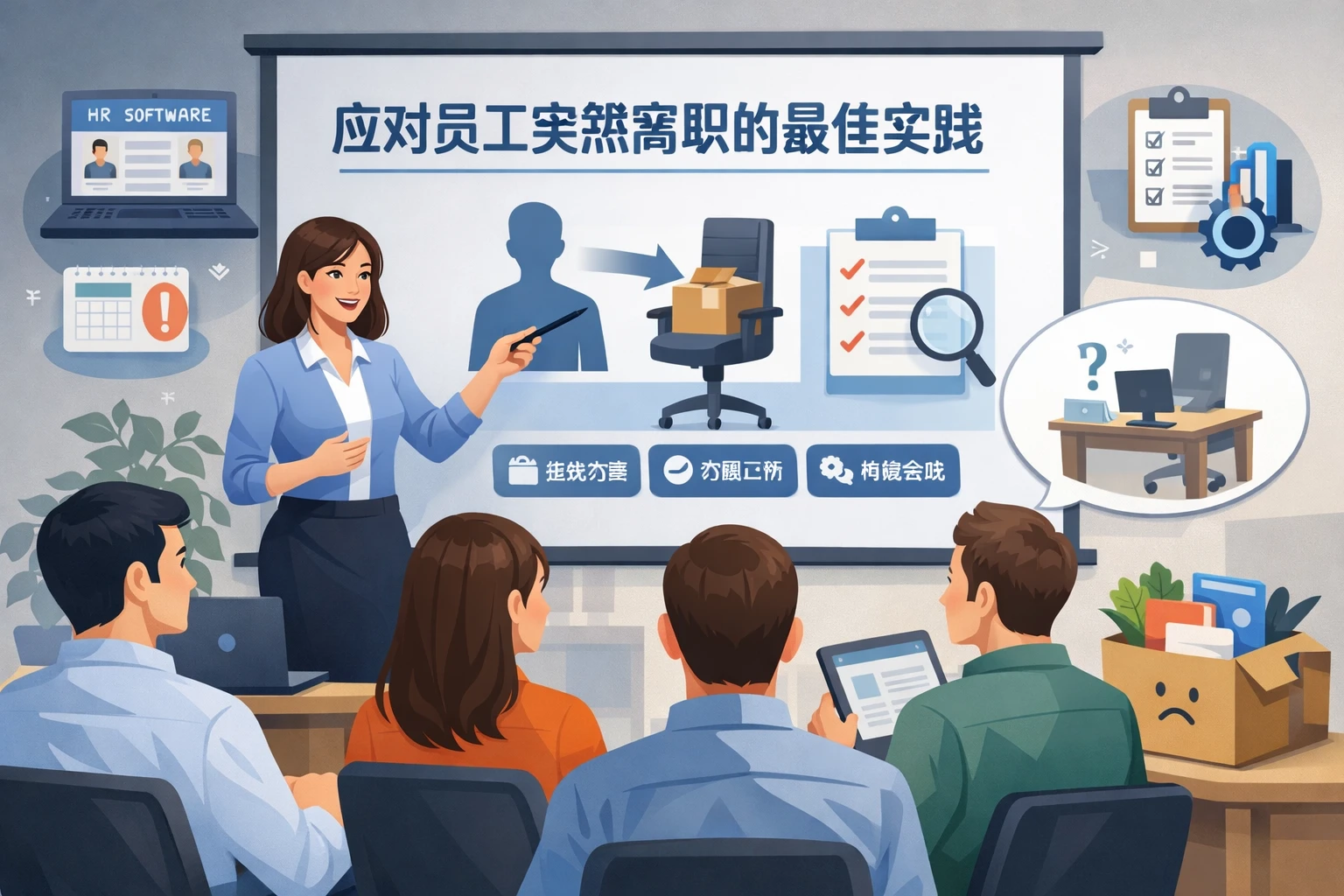 人力资源软件与人事系统培训服务：应对员工突然离职的最佳实践