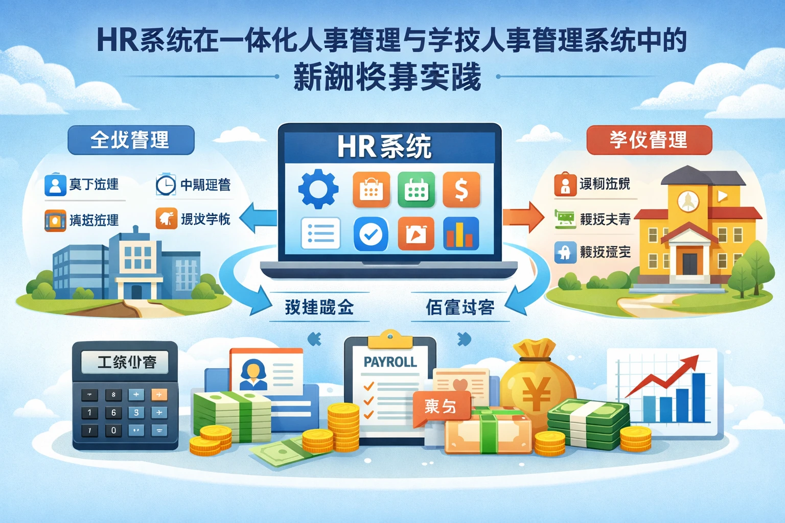 HR系统在一体化人事管理与学校人事管理系统中的薪酬核算实践