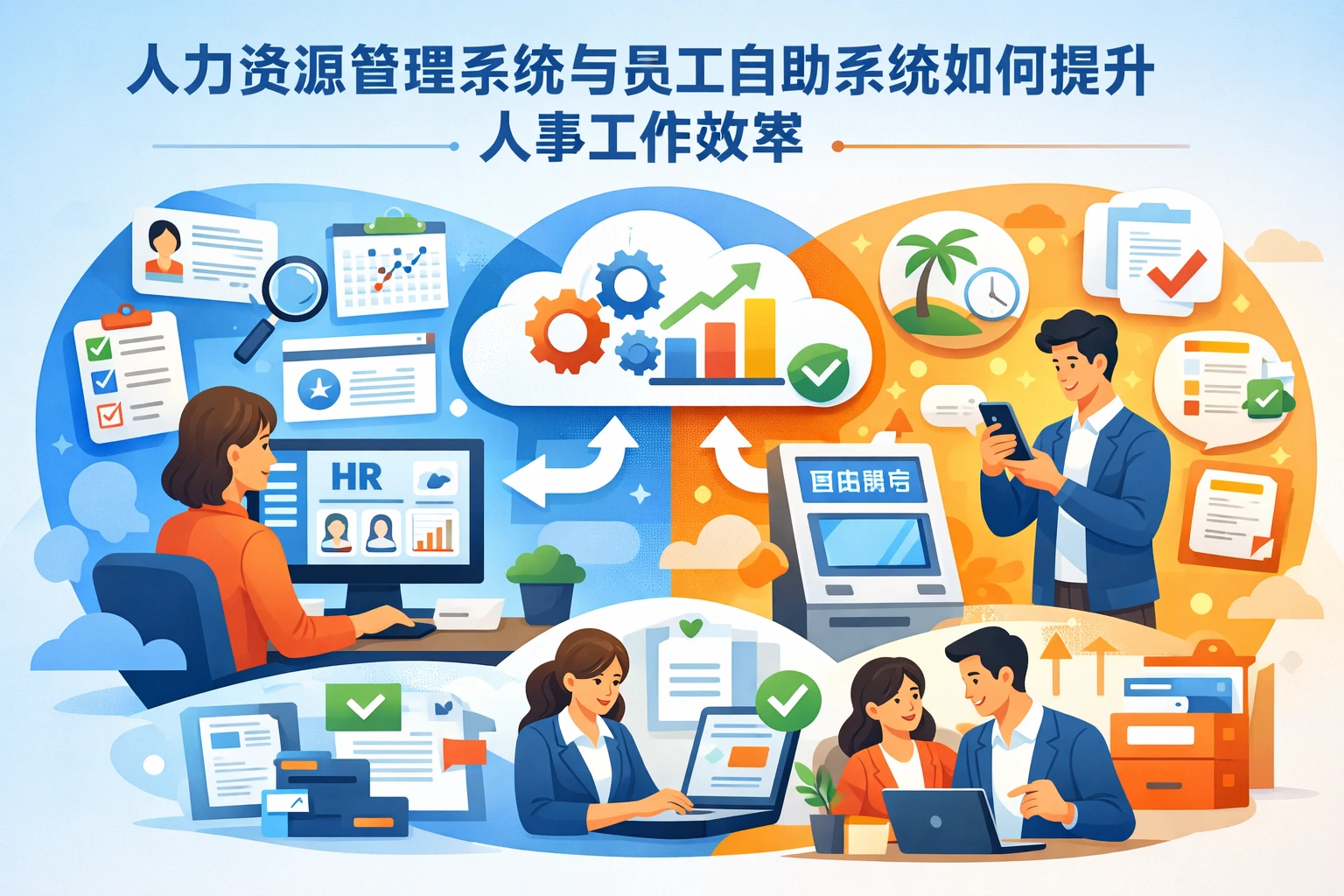 人力资源管理系统与员工自助系统如何提升人事工作效率