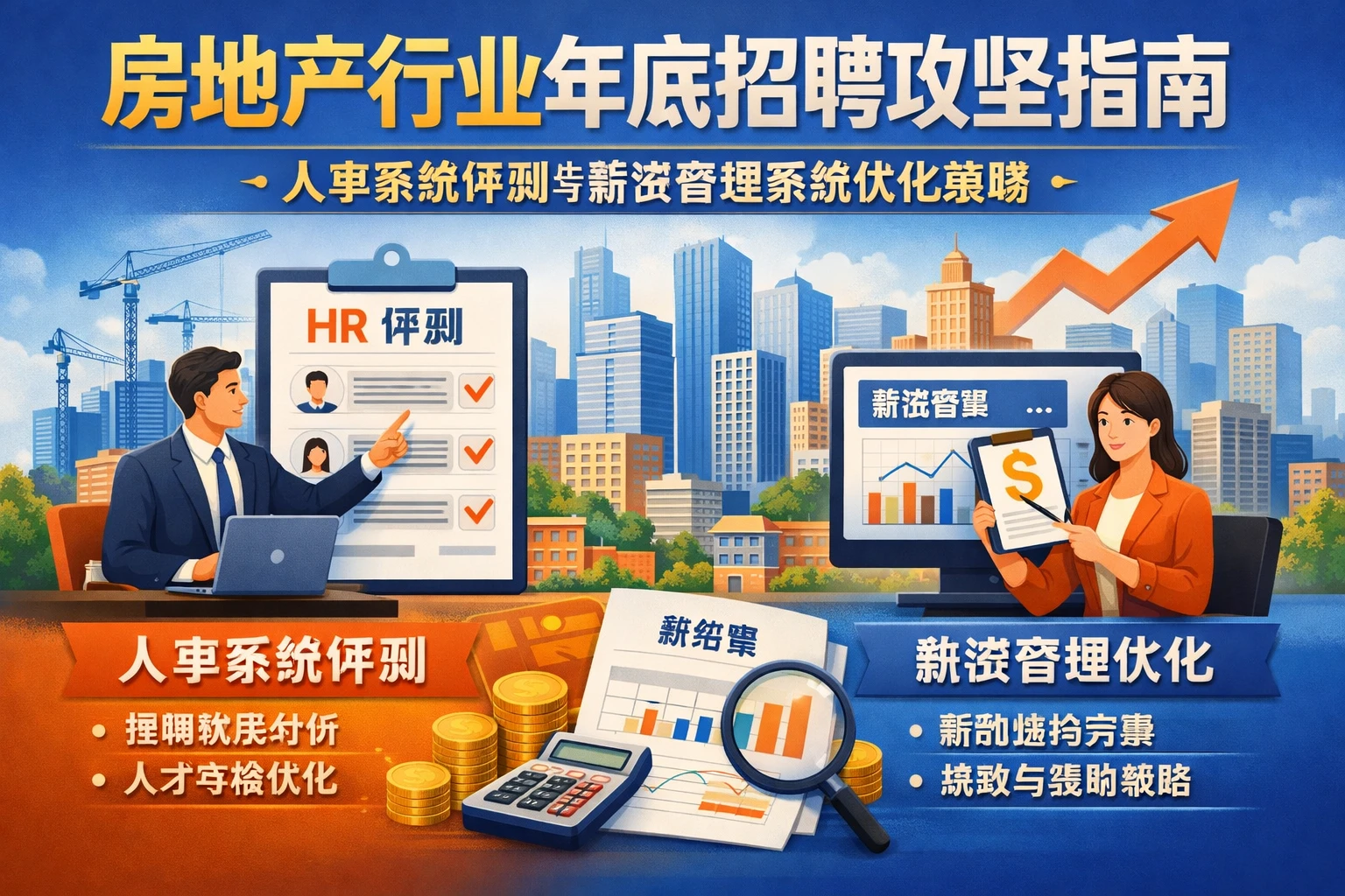 房地产行业年底招聘攻坚指南：人事系统评测与薪资管理系统优化策略