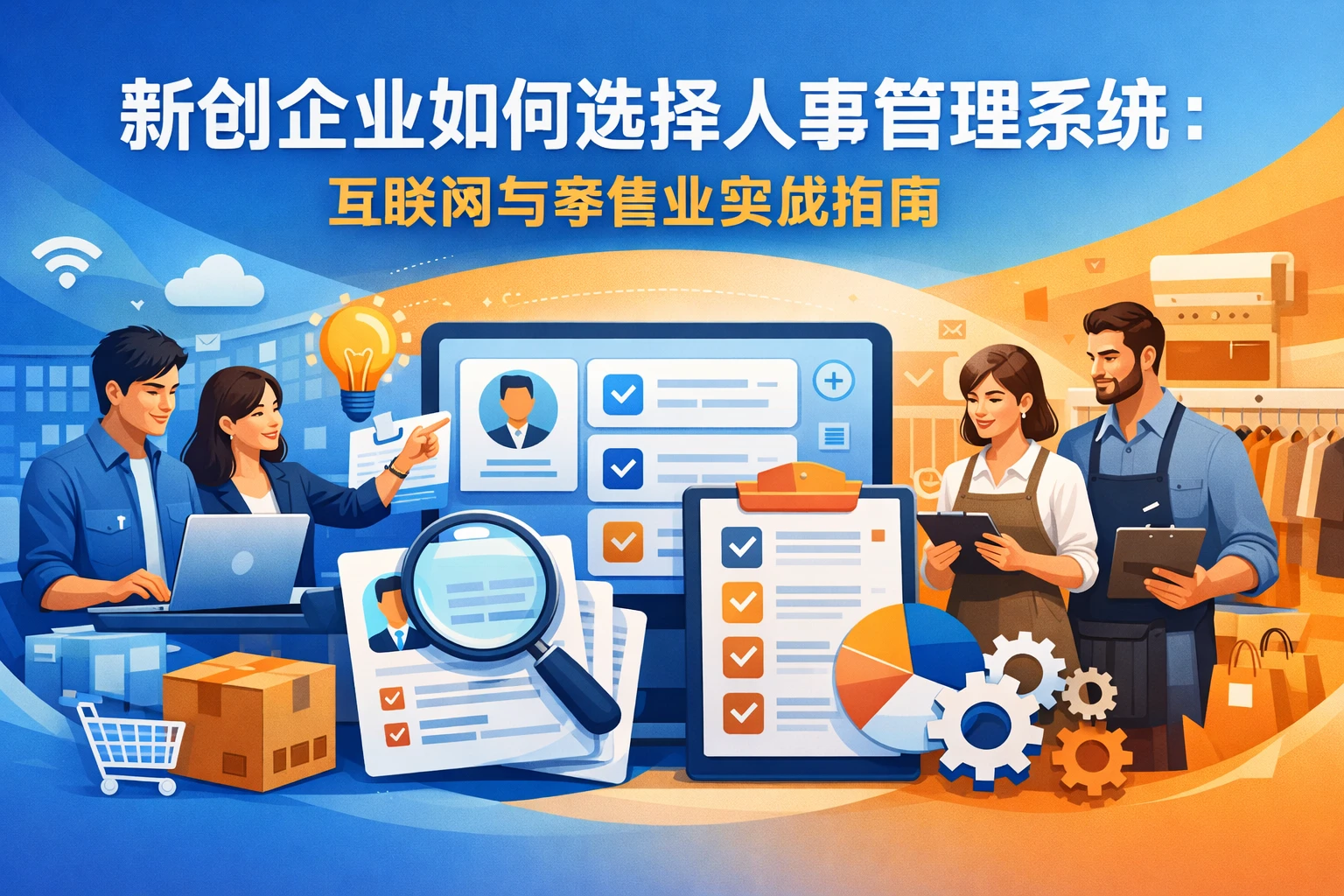 新创企业如何选择人事管理系统：互联网与零售业实战指南