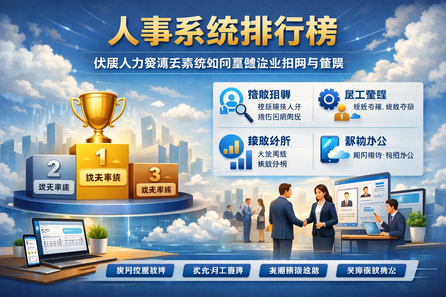 人事系统排行榜：优质人力资源云系统如何重塑企业招聘与管理