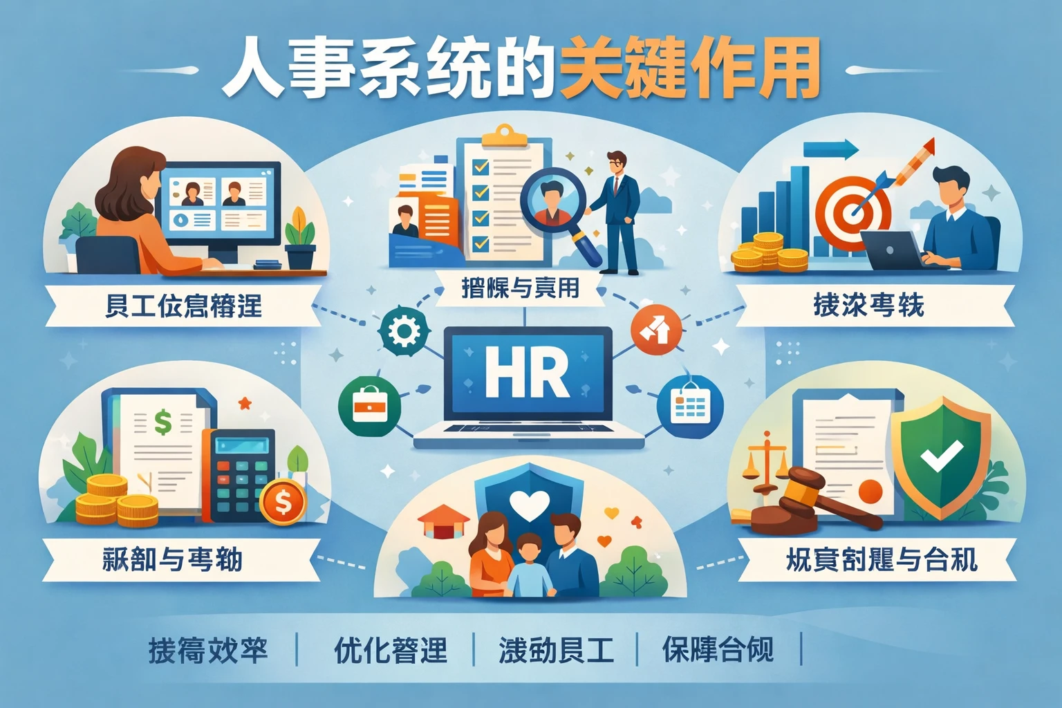 人事系统的关键作用