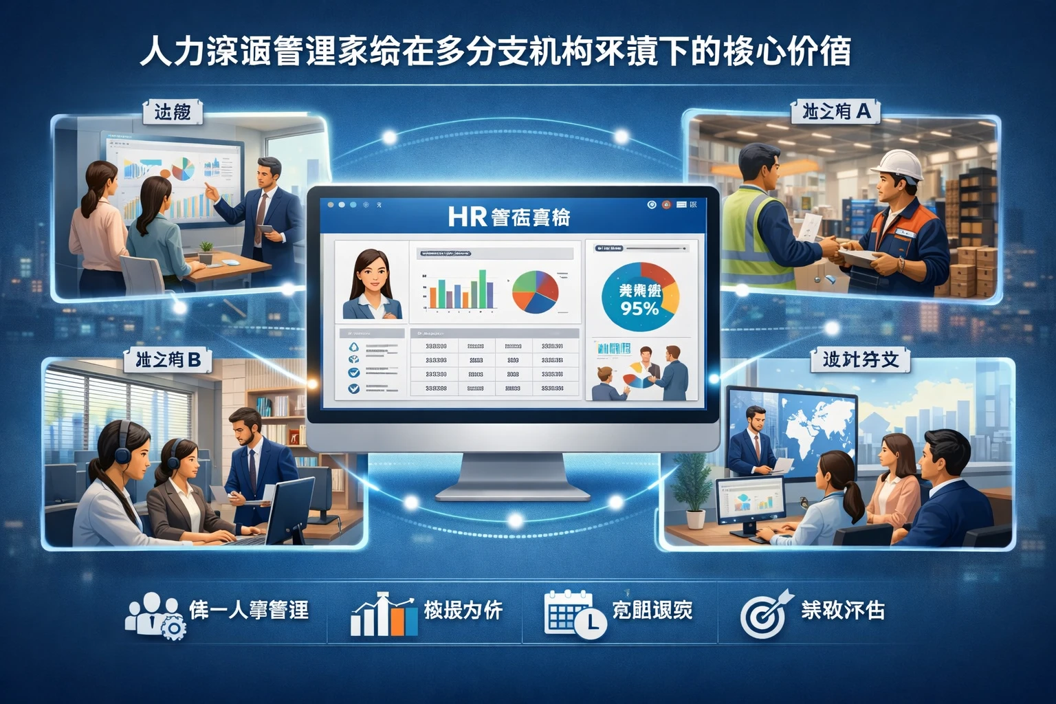 人力资源管理系统在多分支机构环境下的核心价值