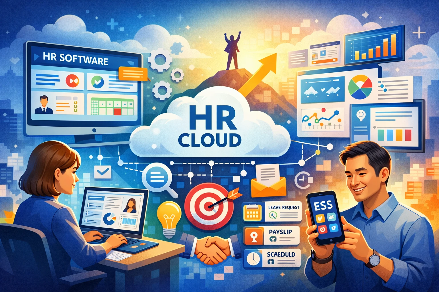 人力资源软件、人力资源云系统与员工自助系统：突破职业瓶颈的数字化解决方案