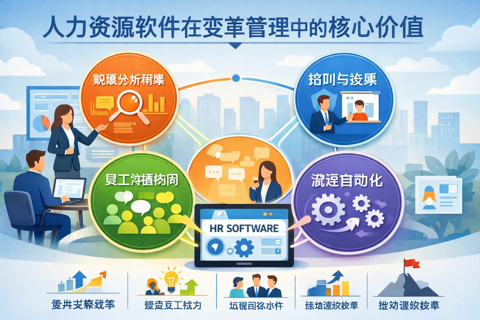 人力资源软件在变革管理中的核心价值