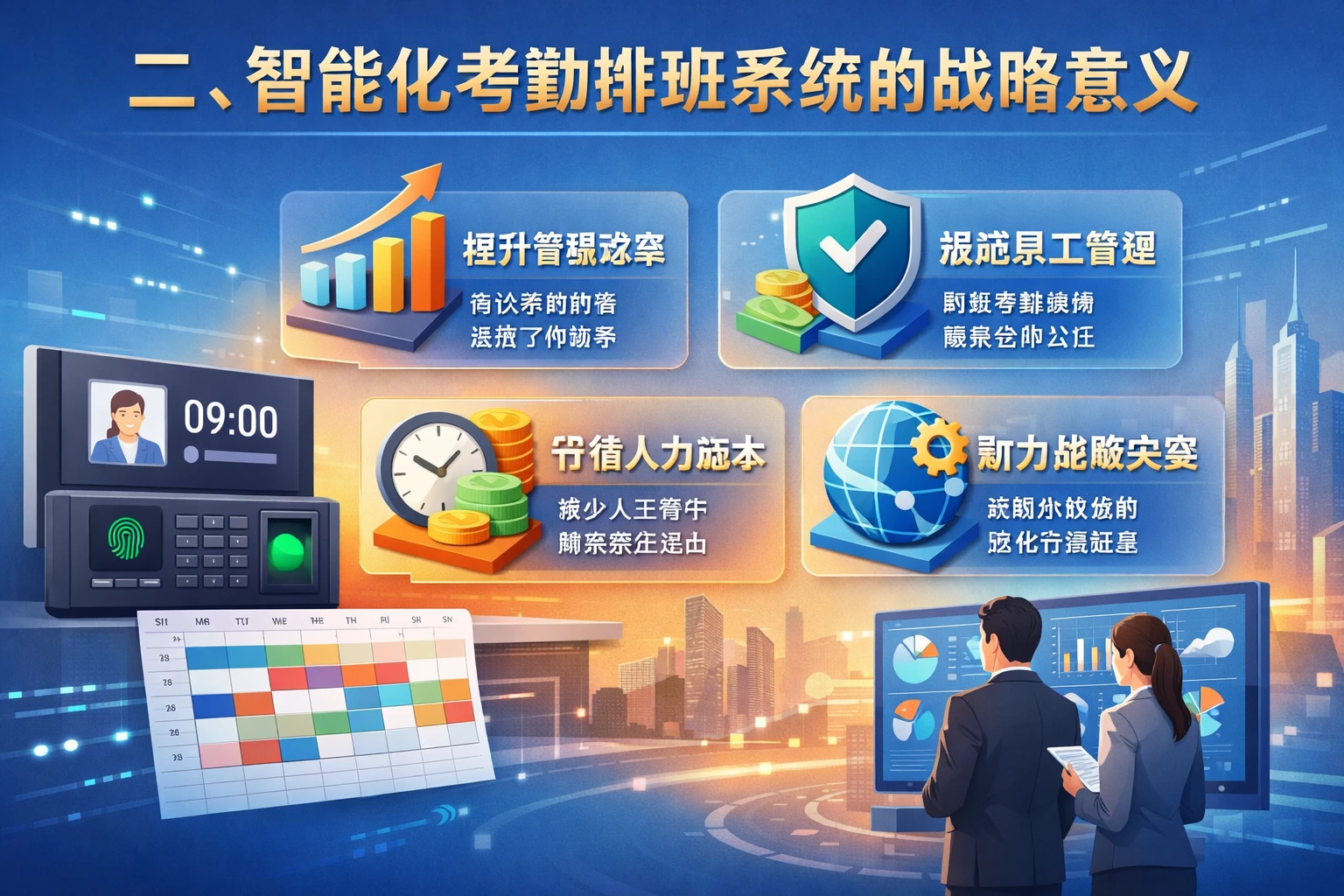 二、智能化考勤排班系统的战略意义