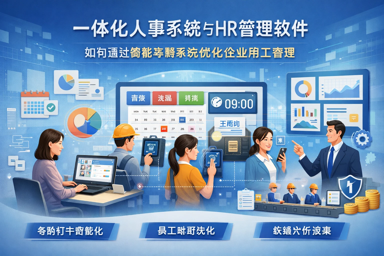 一体化人事系统与HR管理软件如何通过智能考勤系统优化企业用工管理