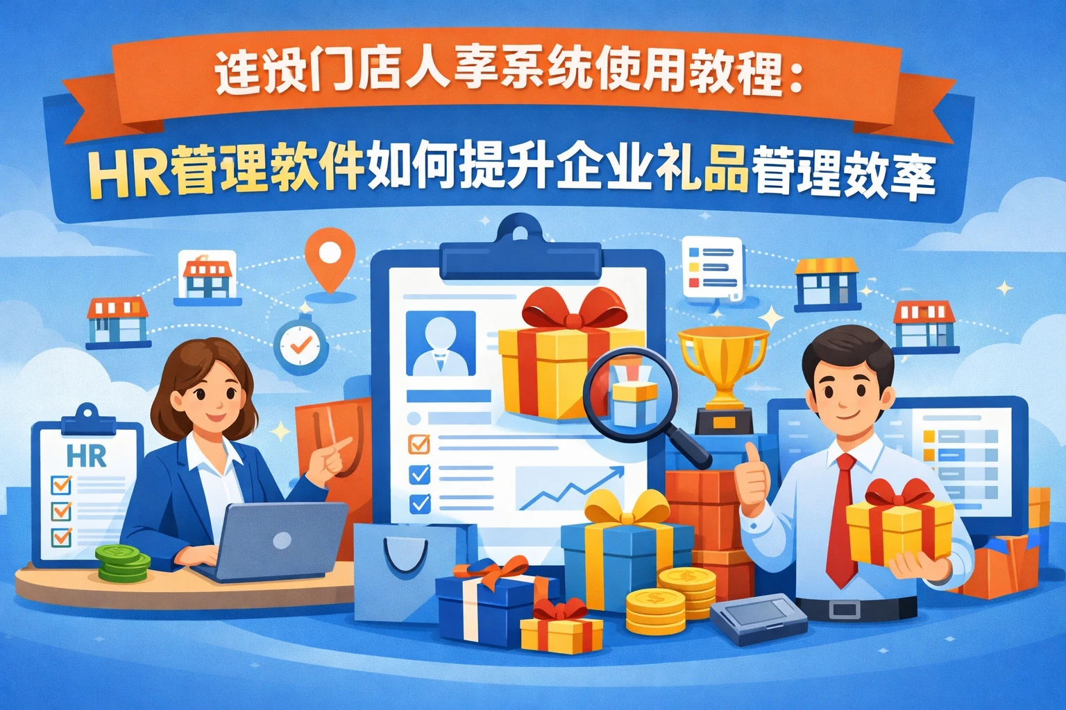 连锁门店人事系统使用教程：HR管理软件如何提升企业礼品管理效率