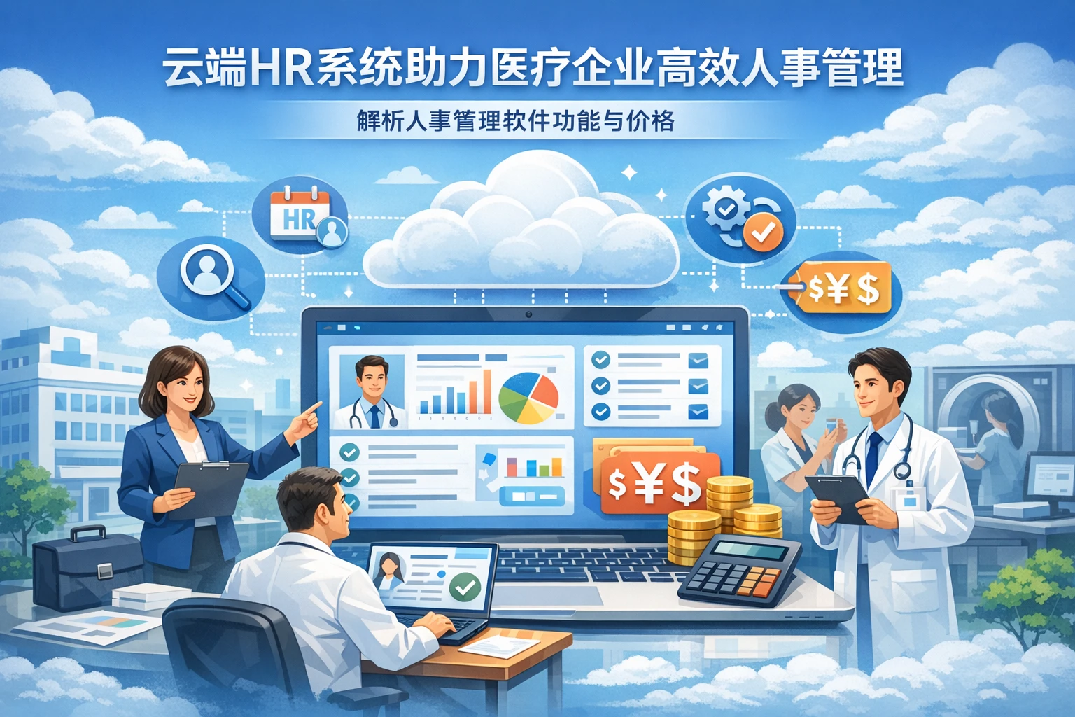 云端HR系统助力医疗企业高效人事管理 - 解析人事管理软件功能与价格