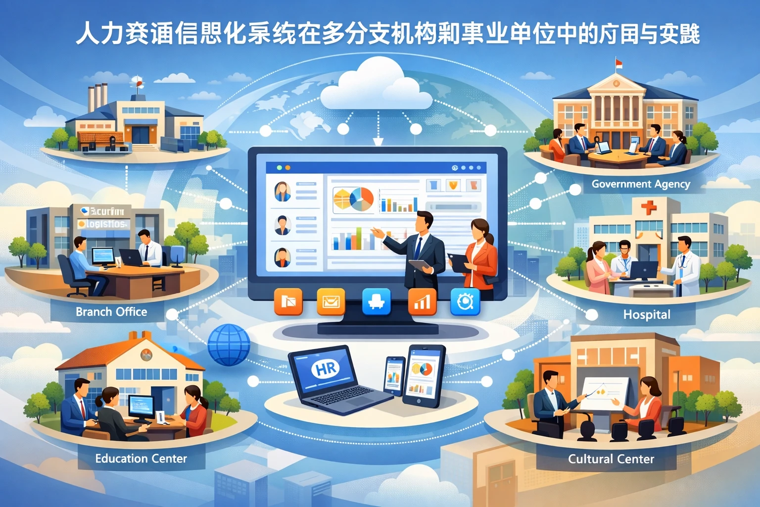 人力资源信息化系统在多分支机构和事业单位中的应用与实践