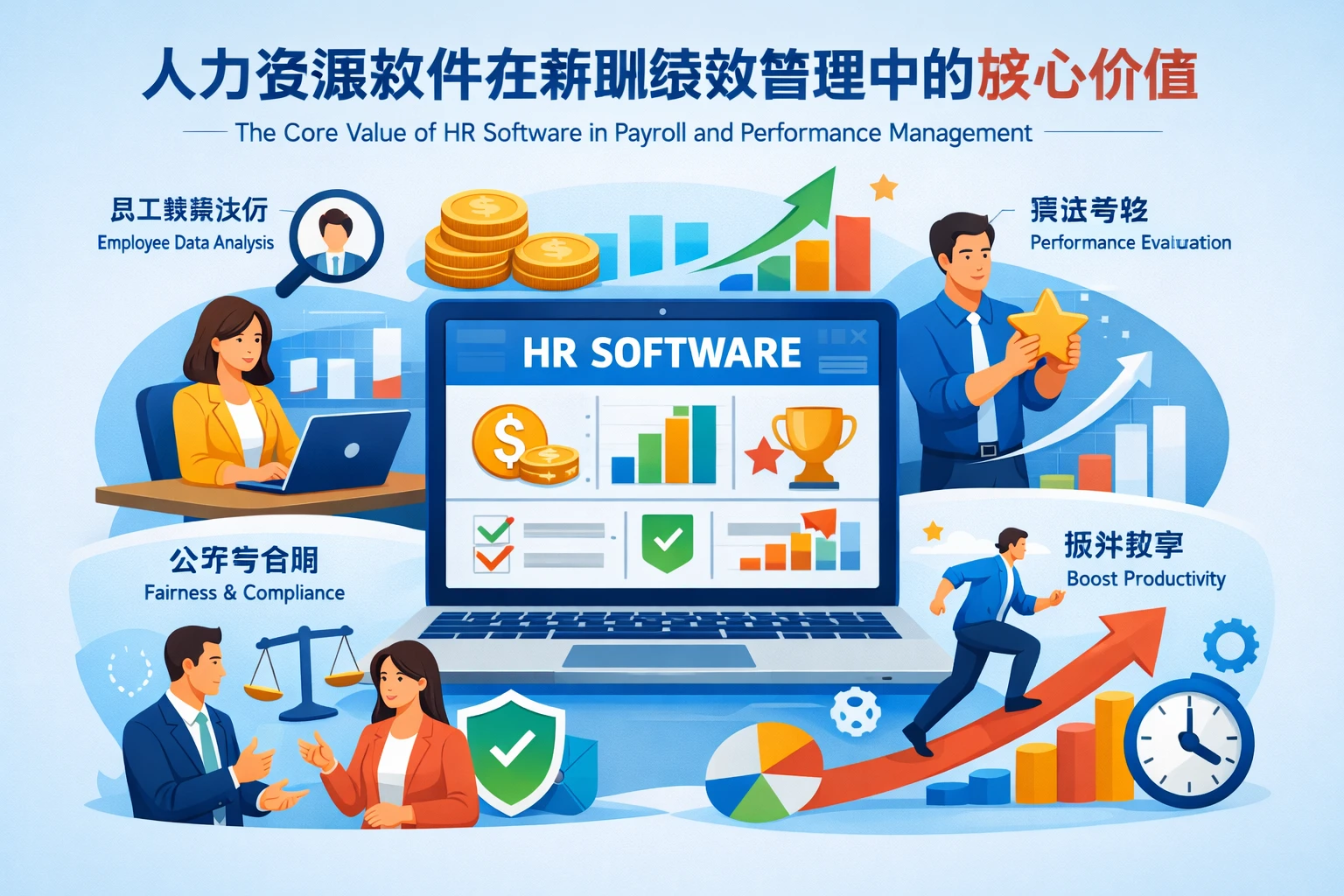 人力资源软件在薪酬绩效管理中的核心价值