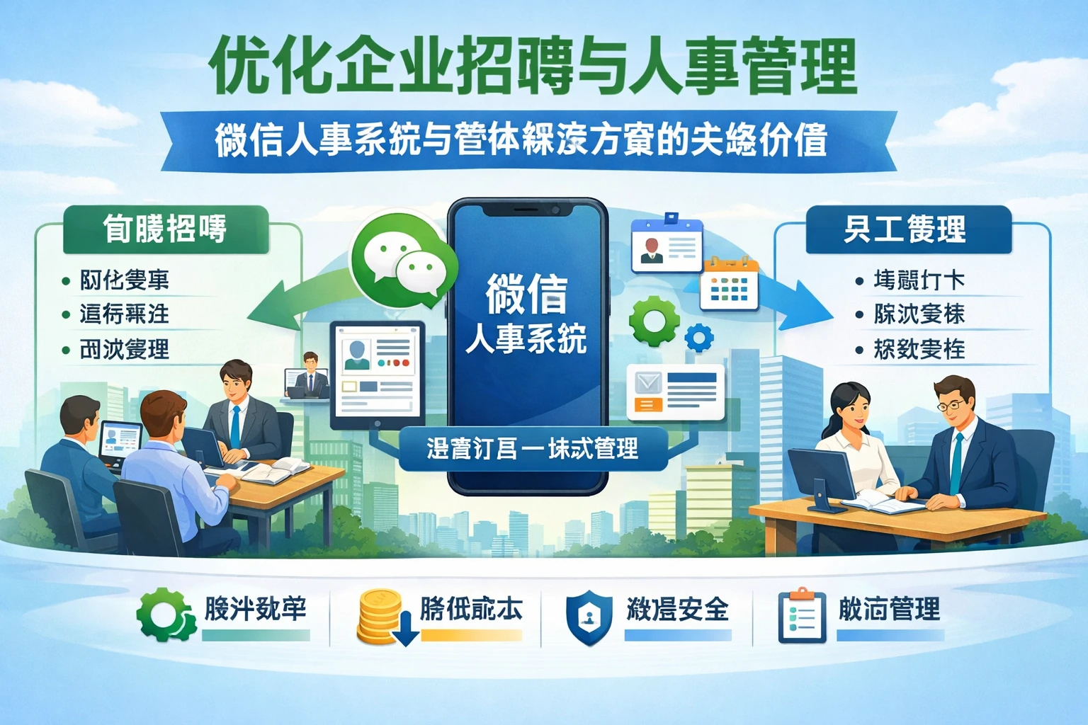 优化企业招聘与人事管理：微信人事系统与整体解决方案的关键价值