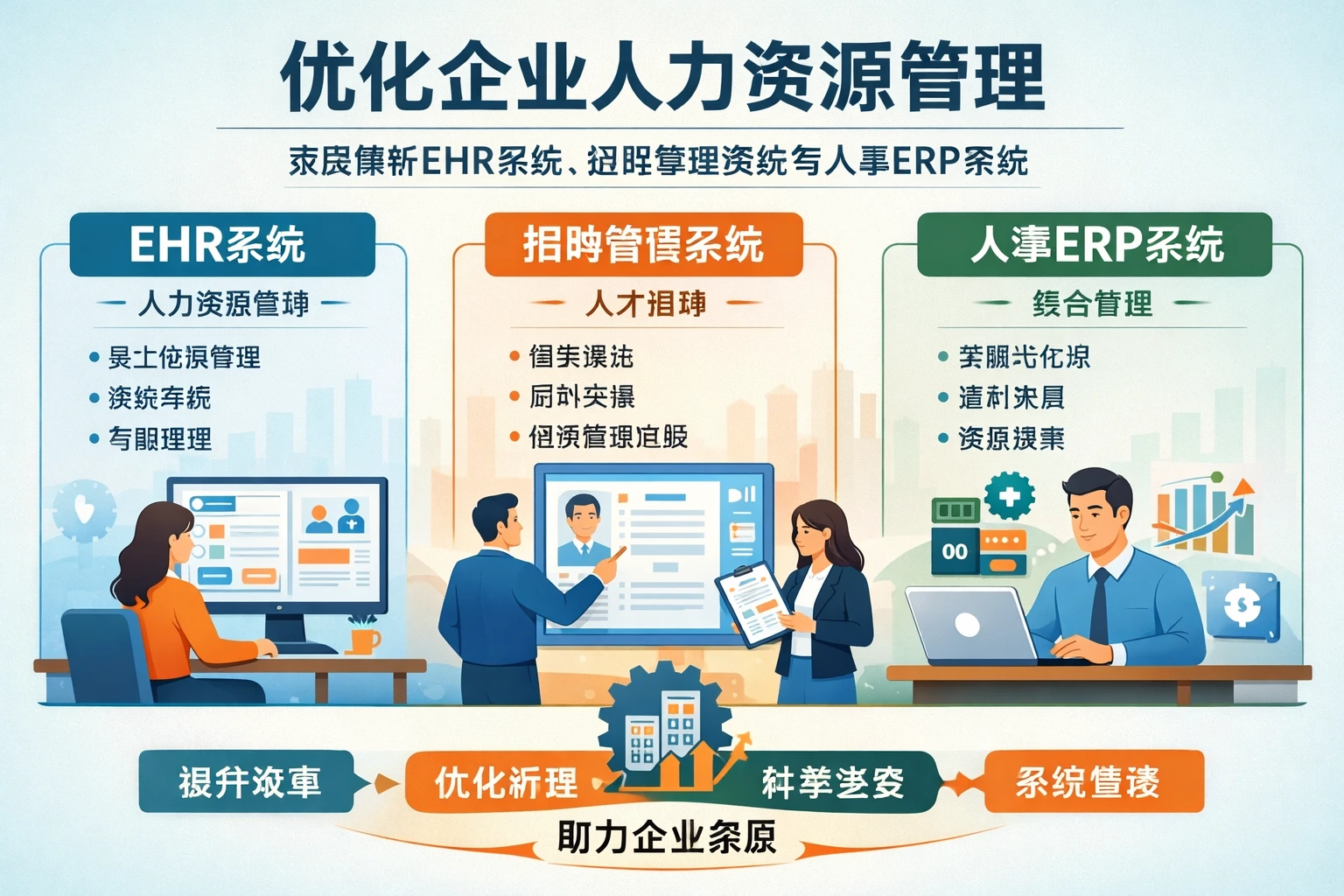 优化企业人力资源管理:深度解析ehr系统、招聘管理系统与人事ERP系统