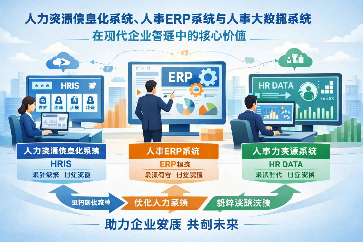人力资源信息化系统、人事ERP系统与人事大数据系统在现代企业管理中的核心价值