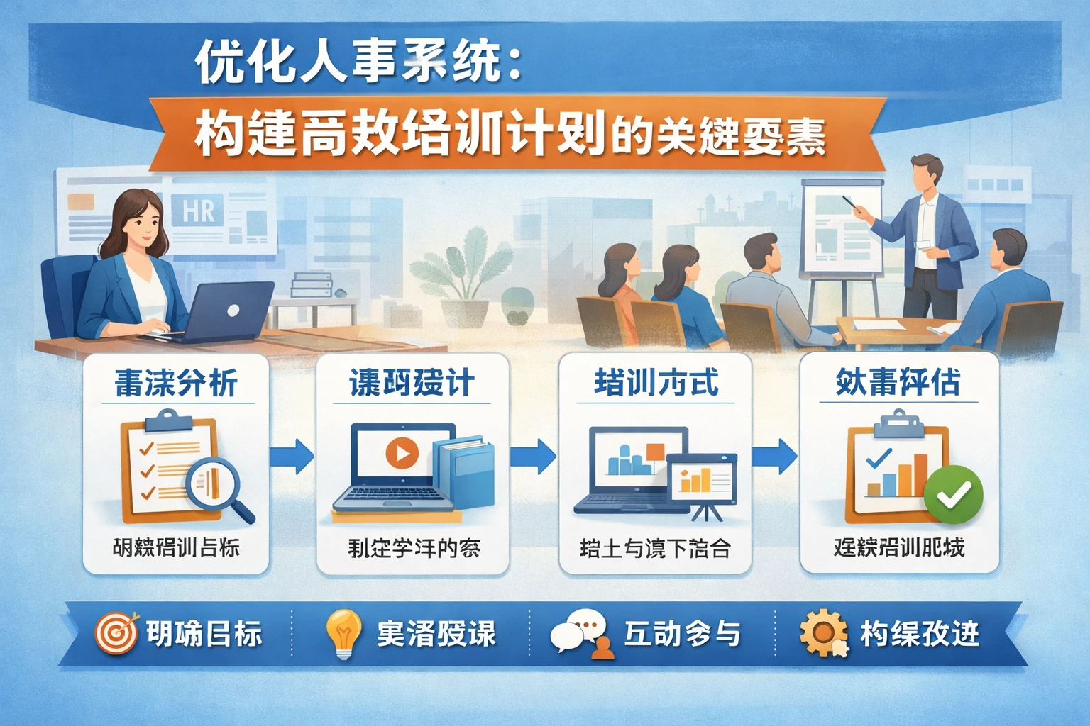 优化人事系统：构建高效培训计划的关键要素