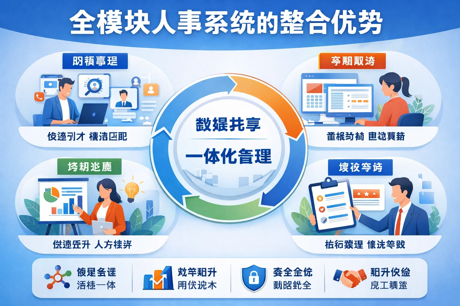 全模块人事系统的整合优势