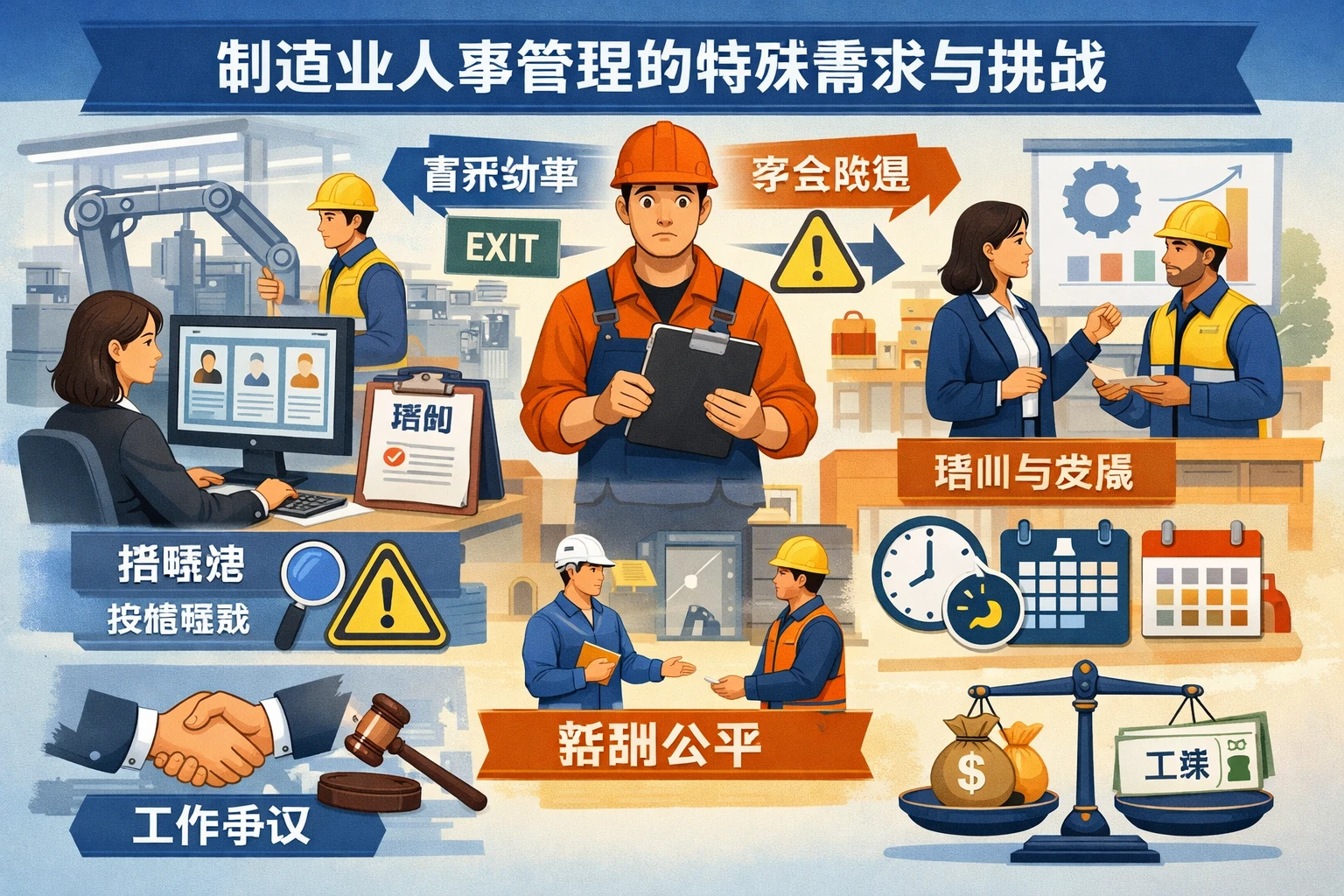 制造业人事管理的特殊需求与挑战