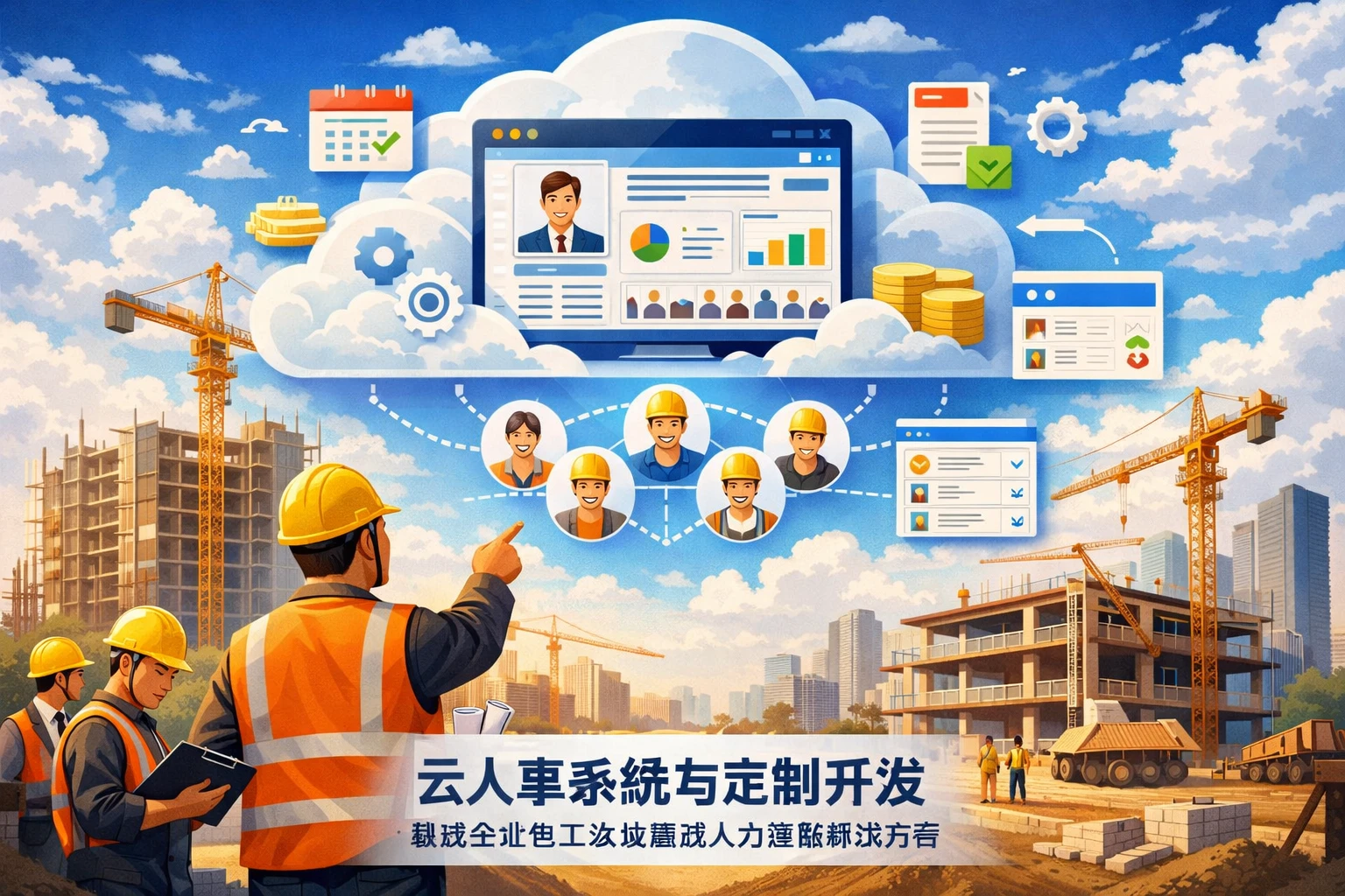 云人事系统与定制开发：建筑企业包工头收编的人力资源解决方案