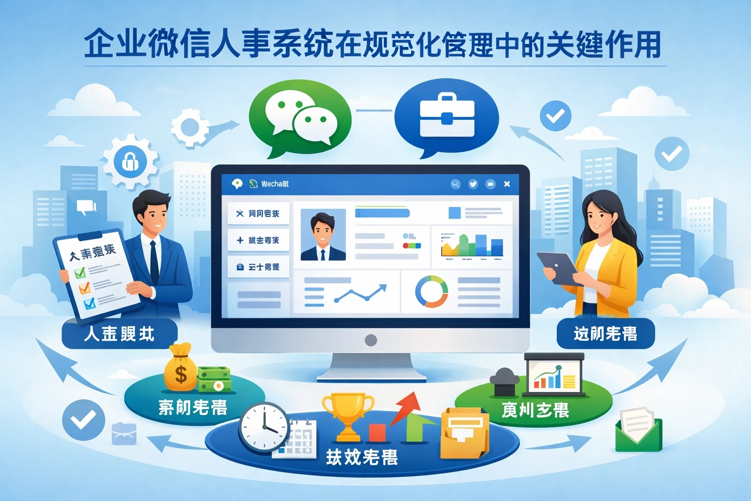 企业微信人事系统在规范化管理中的关键作用