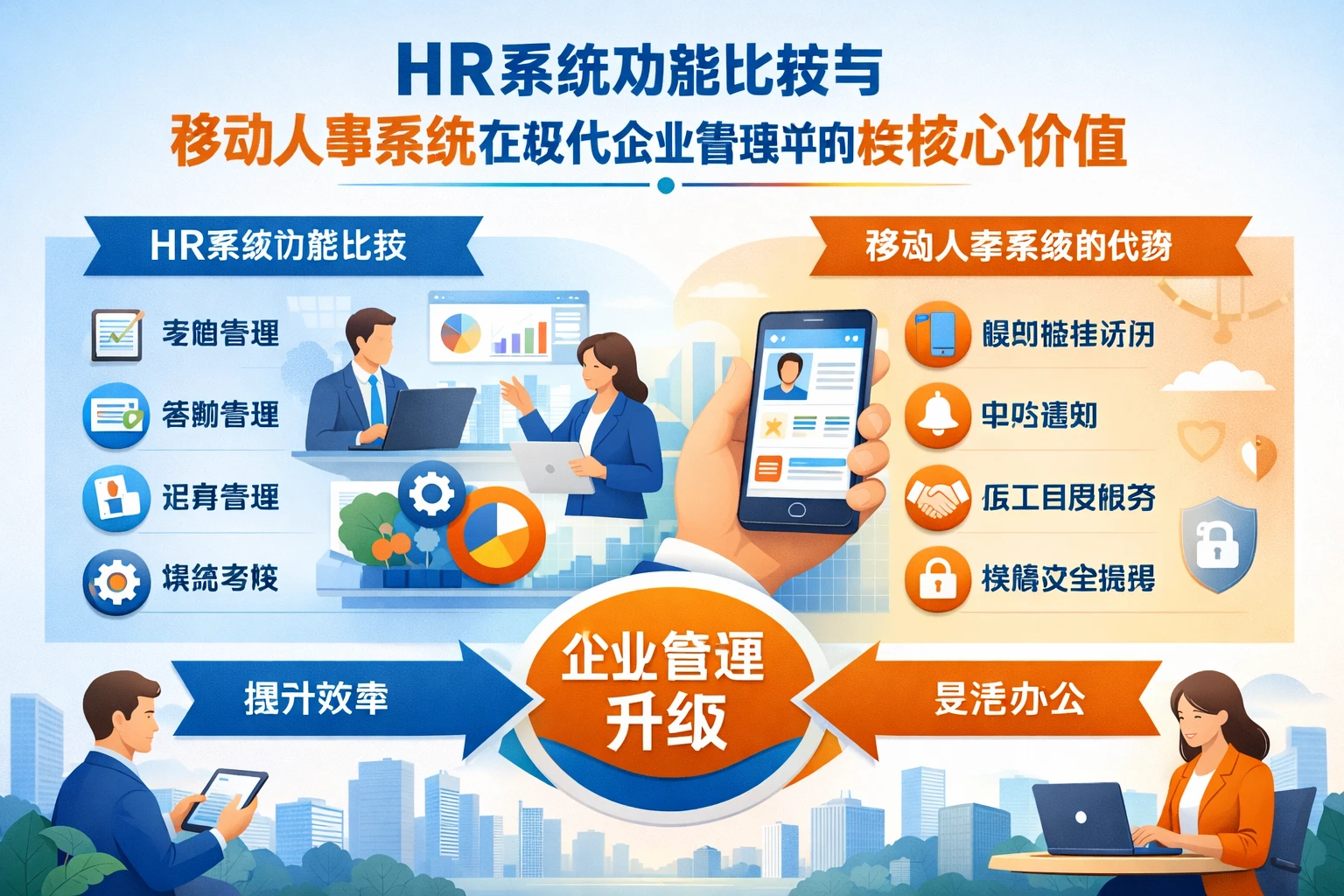 HR系统功能比较与移动人事系统在现代企业管理中的核心价值