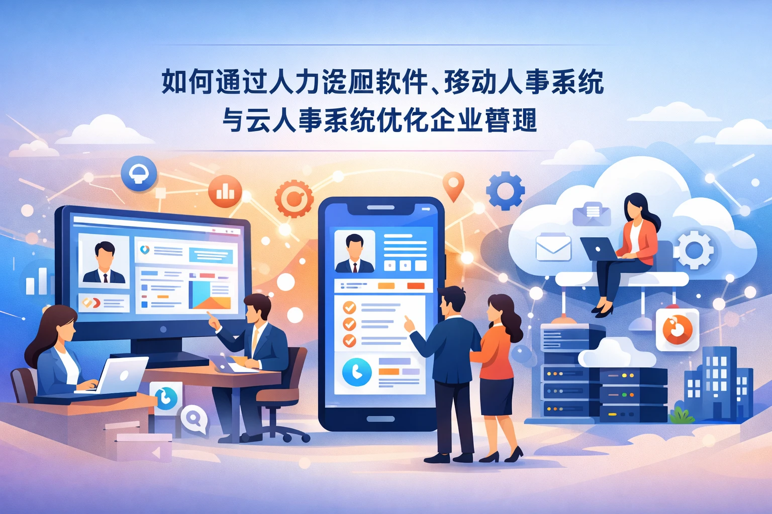如何通过人力资源软件、移动人事系统与云人事系统优化企业管理