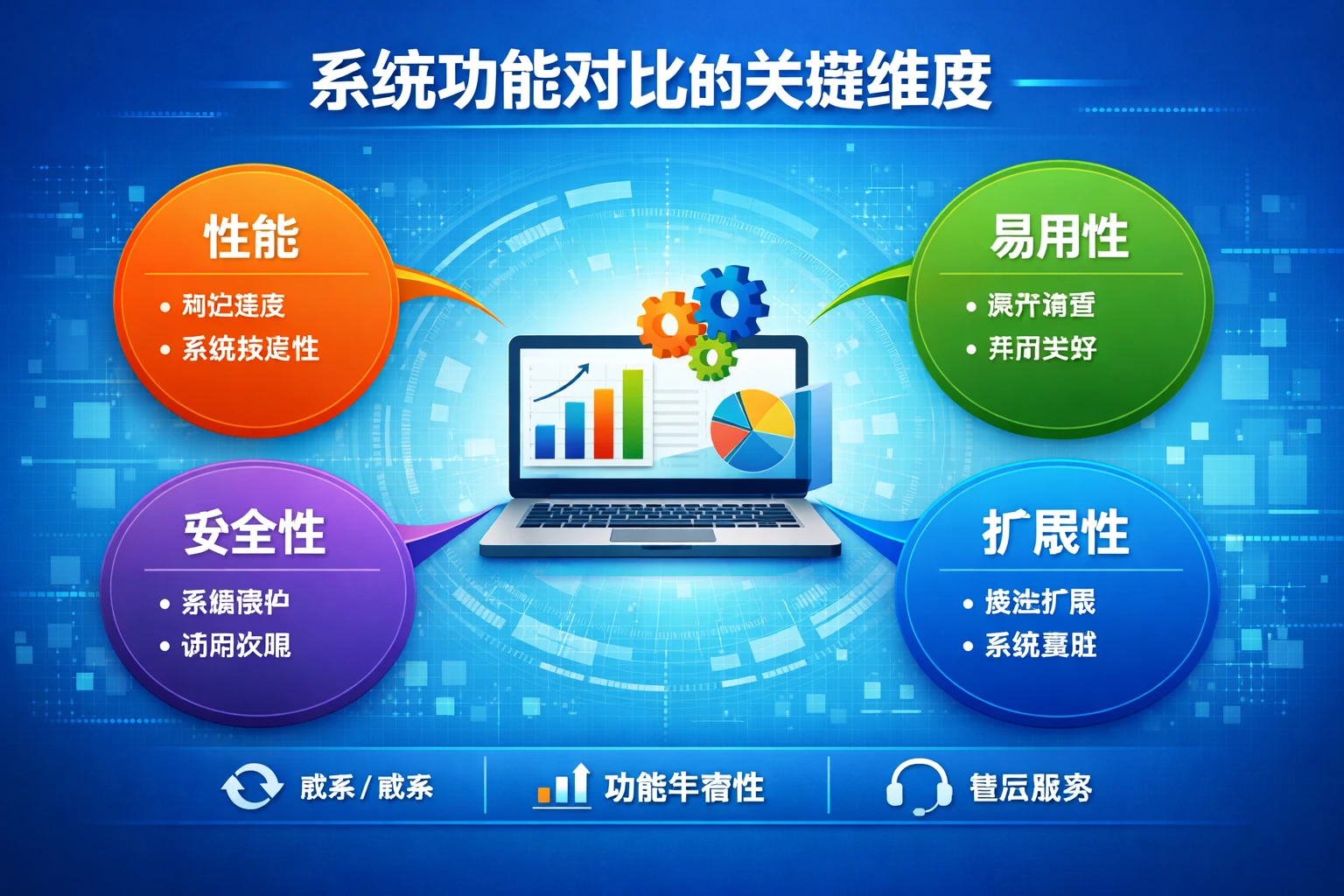 系统功能对比的关键维度
