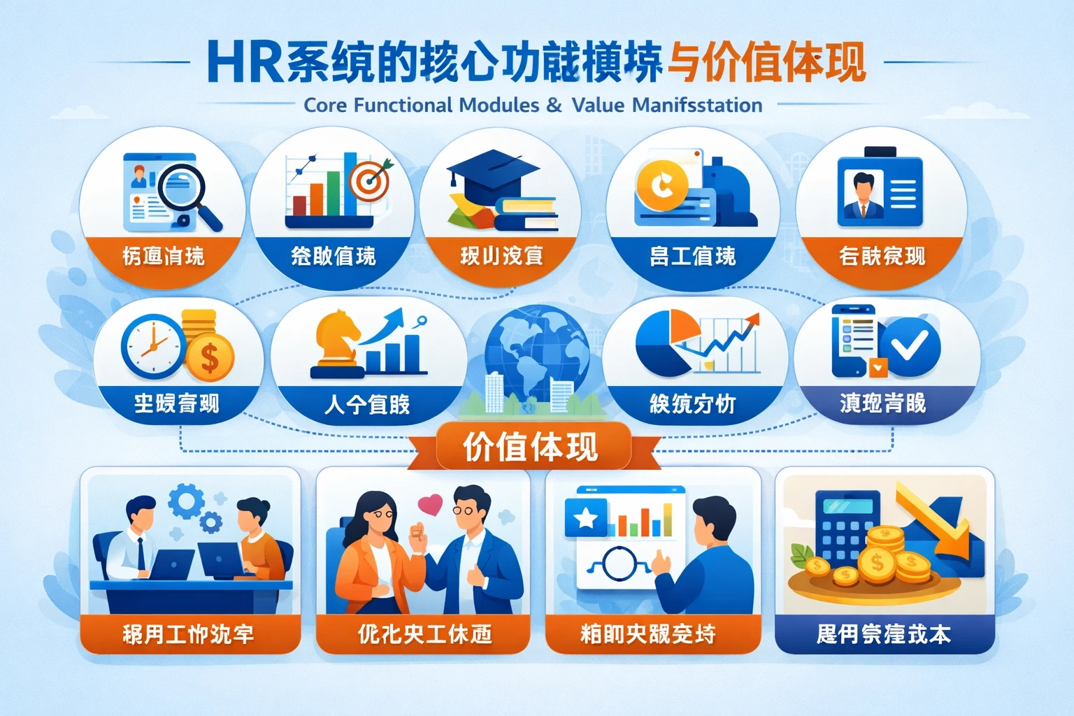 HR系统的核心功能模块与价值体现