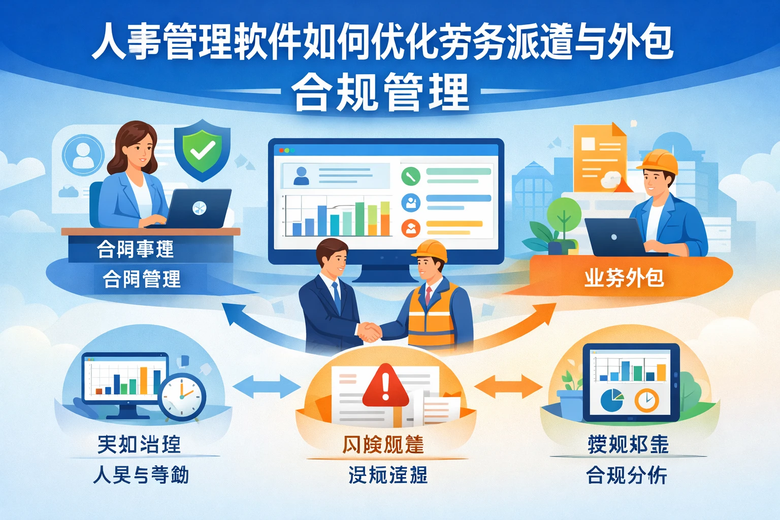 人事管理软件如何优化劳务派遣与外包的合规管理