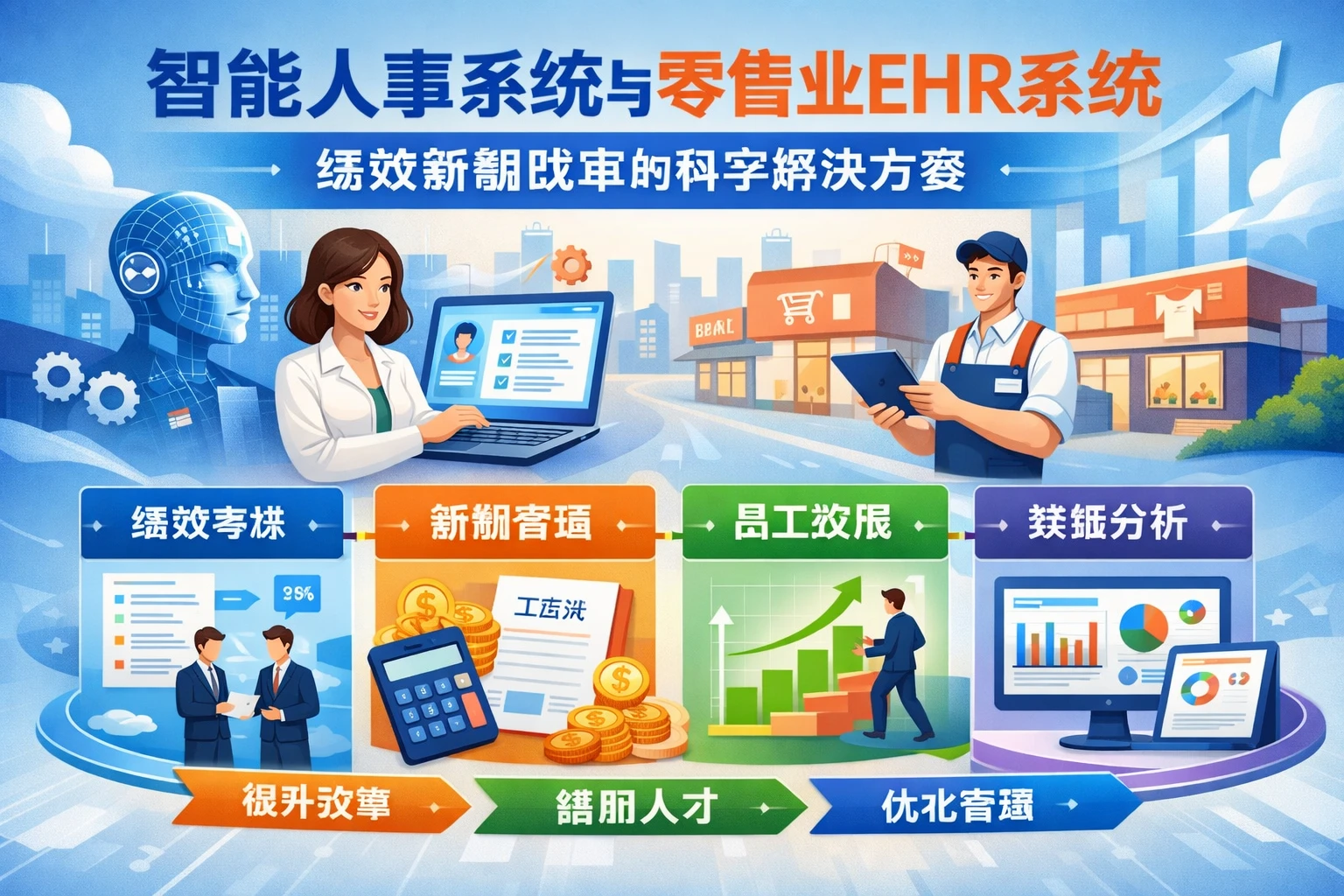 智能人事系统与零售业ehr系统：绩效薪酬改革的科学解决方案