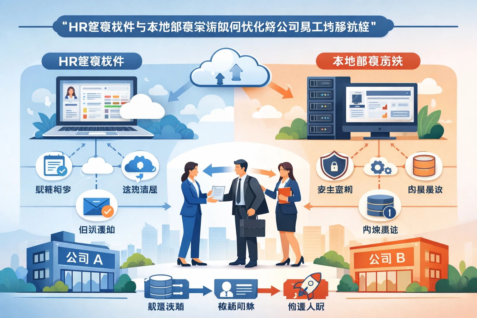 HR管理软件与本地部署系统如何优化跨公司员工转移流程