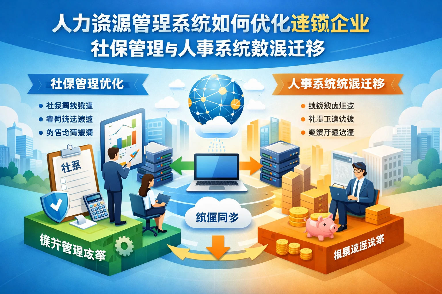 人力资源管理系统如何优化连锁企业社保管理与人事系统数据迁移