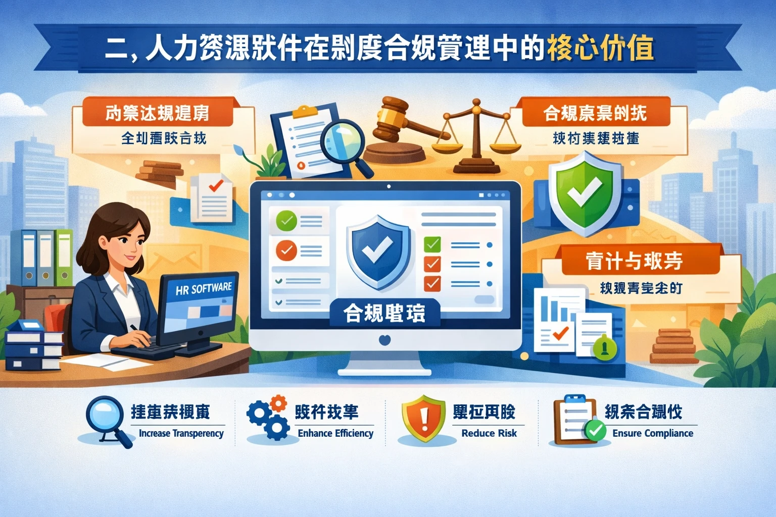 二、人力资源软件在制度合规管理中的核心价值